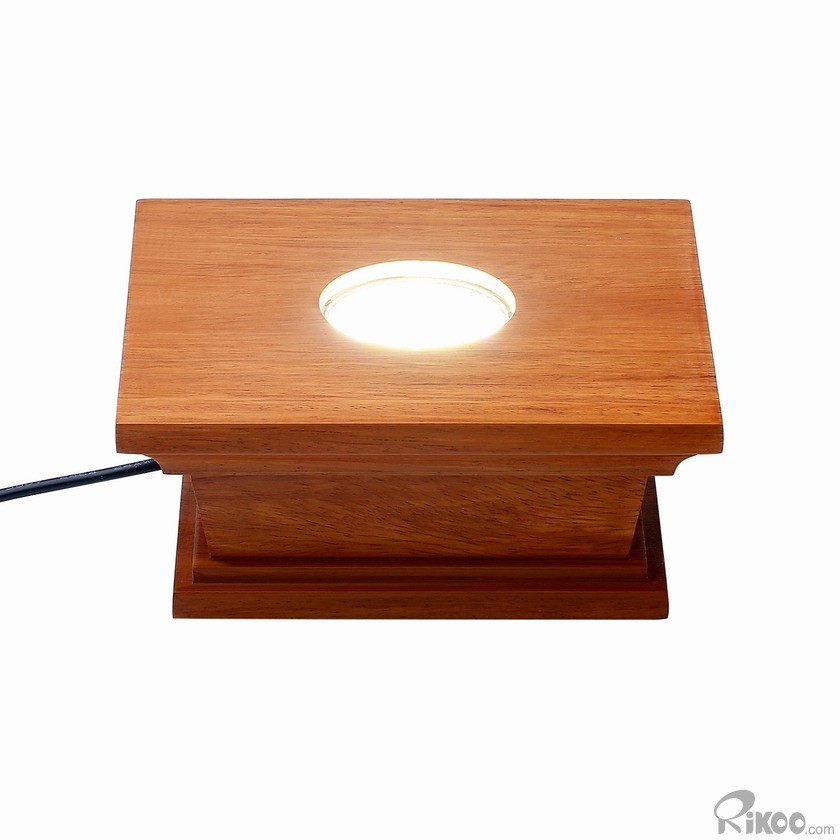 Rikoo Rosewood LED White Light Display Stand
