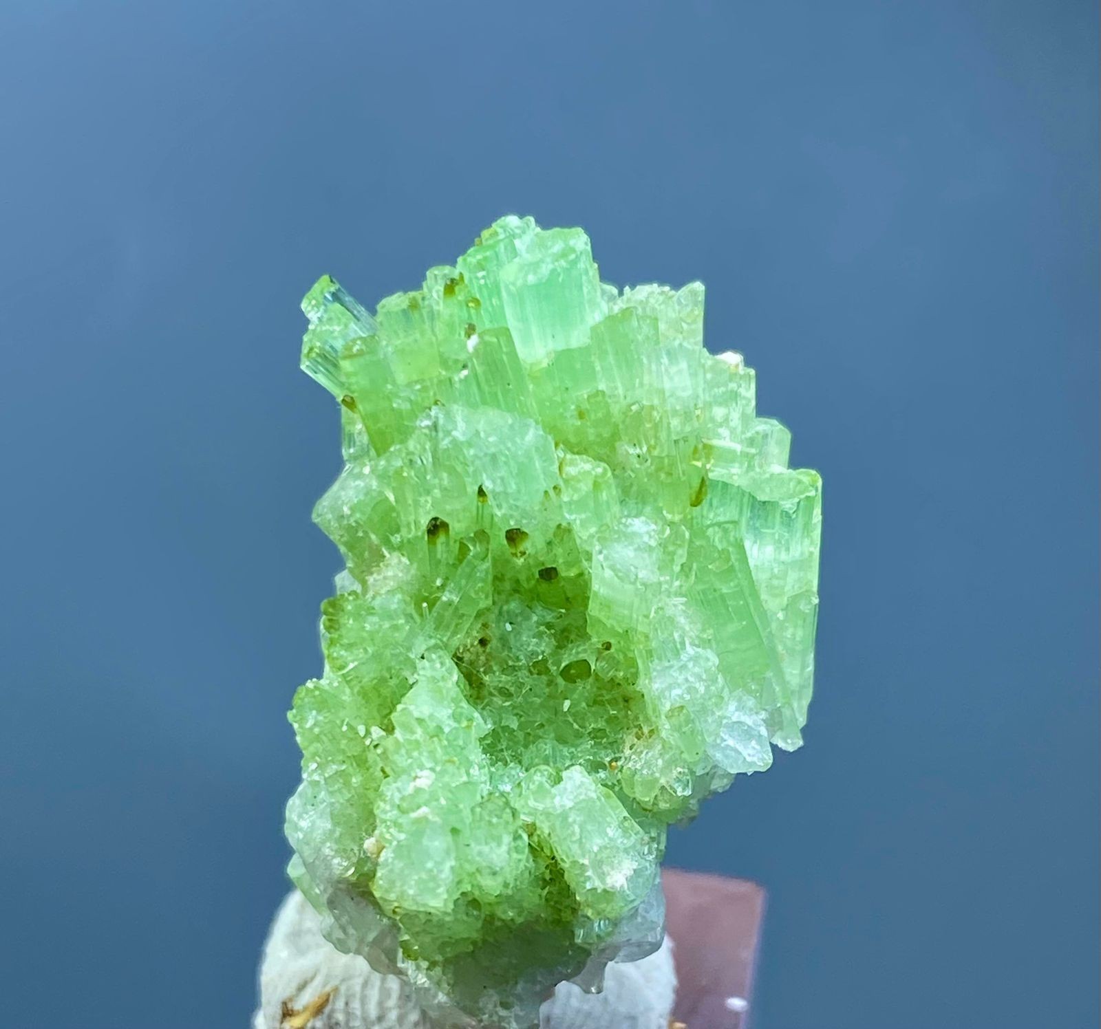 Beautiful Natural Tourmaline Bunch Crystal Specimen Afghanistan 61 Carats