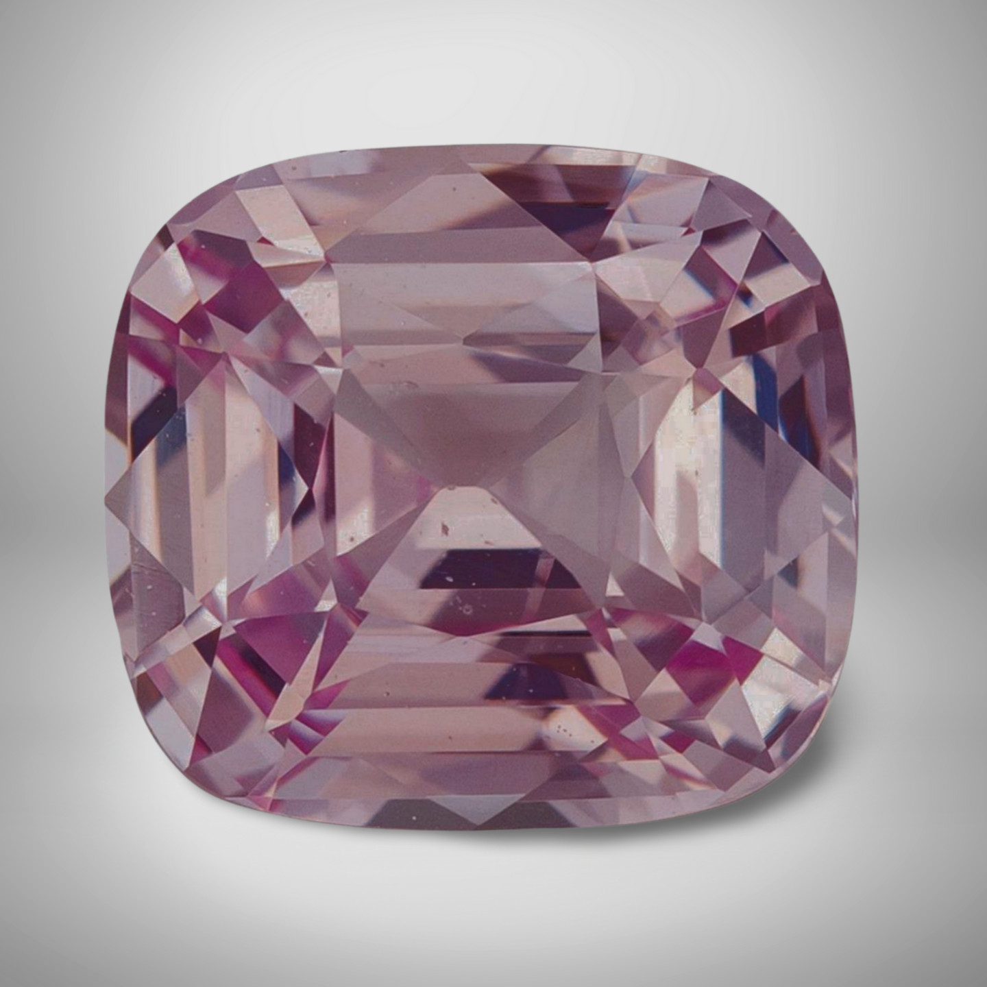 Pink Sapphire Cushion Cut Gemstone 8.1 Cts – 14 mm Vivid Loose Gem