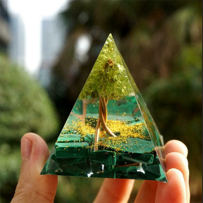Orgone Pyramid Energy Generator Emf Protection Healing Meditation Orgonite USA