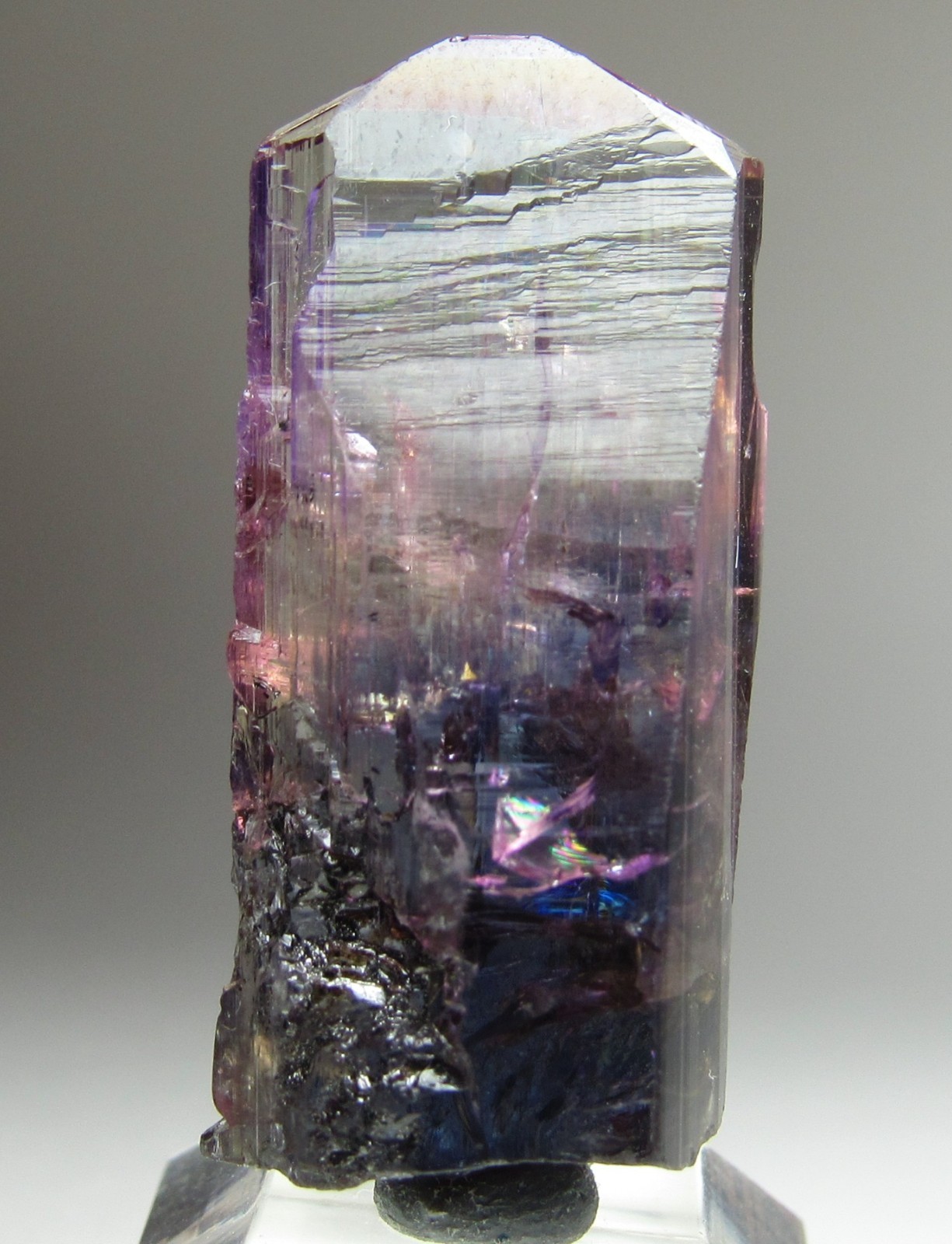 ENTICING ULTRA RARE UNHEATED IRIDESCENT FANCY COLOR GEM TANZANITE!!!! TANZANIA