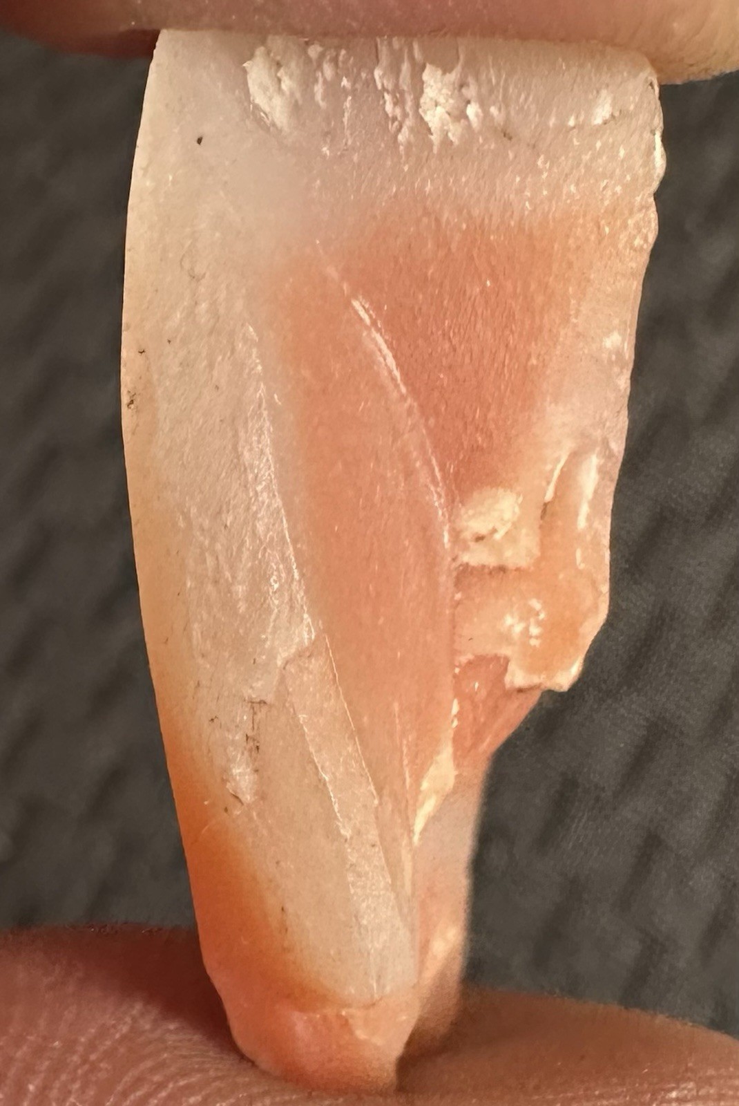 2.7cm Bright Red And Translucent White Datolite – Empire Mine, Michigan