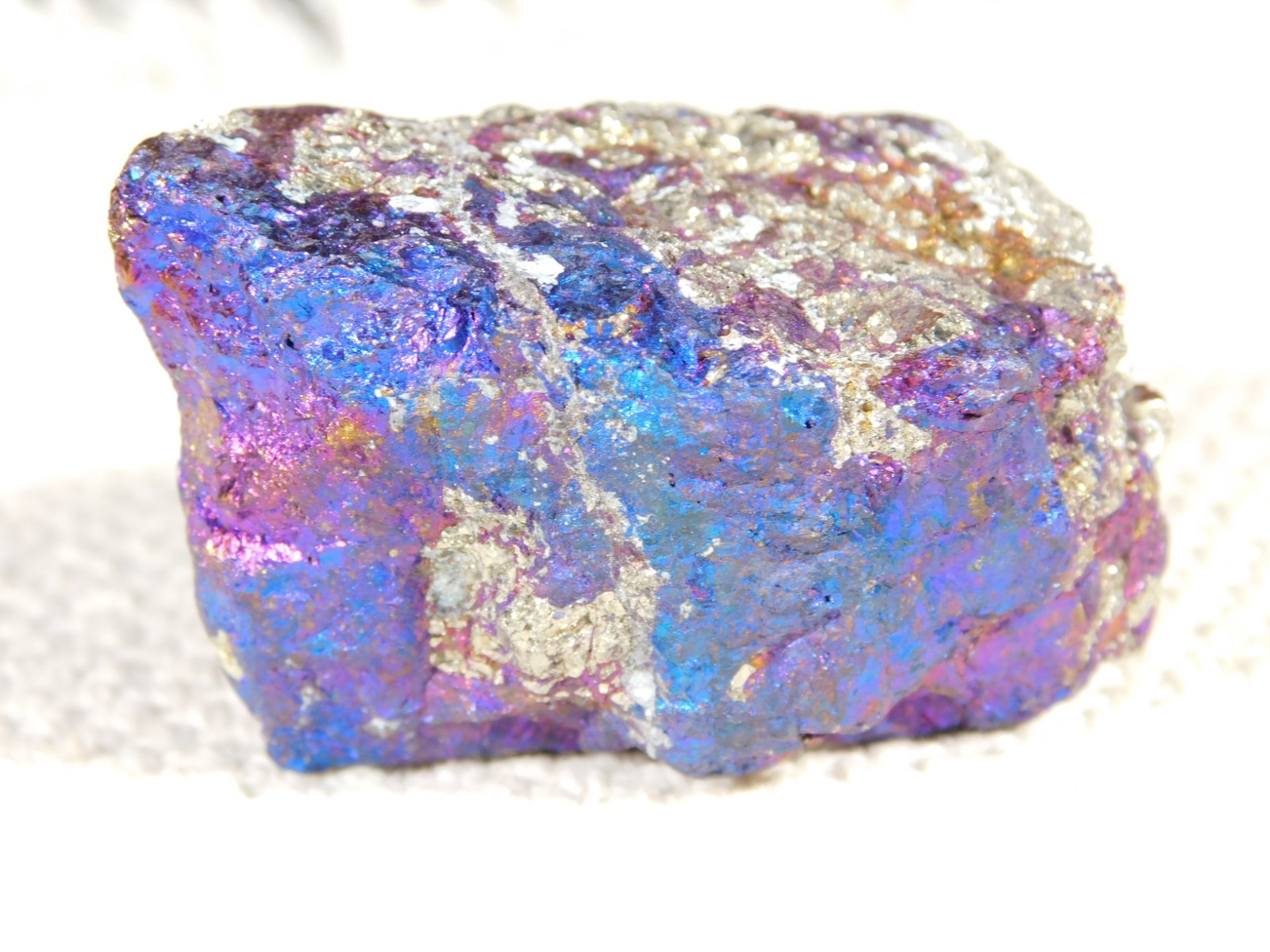 Bright IRIDESCENT Peacock Copper Chalcopyrite or Peacock Ore Mexico 165gr