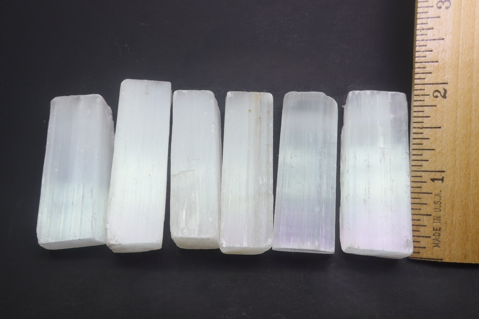Selenite Sticks Collection 1/4 Lb Natural White Gypsum Crystal Blades