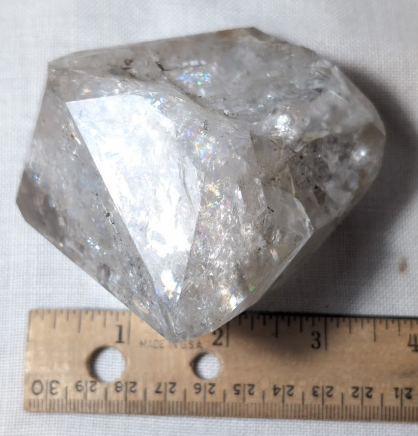Medium Herkimer Diamond Quartz Crystal Point 3.5″ 15 oz Fonda NY