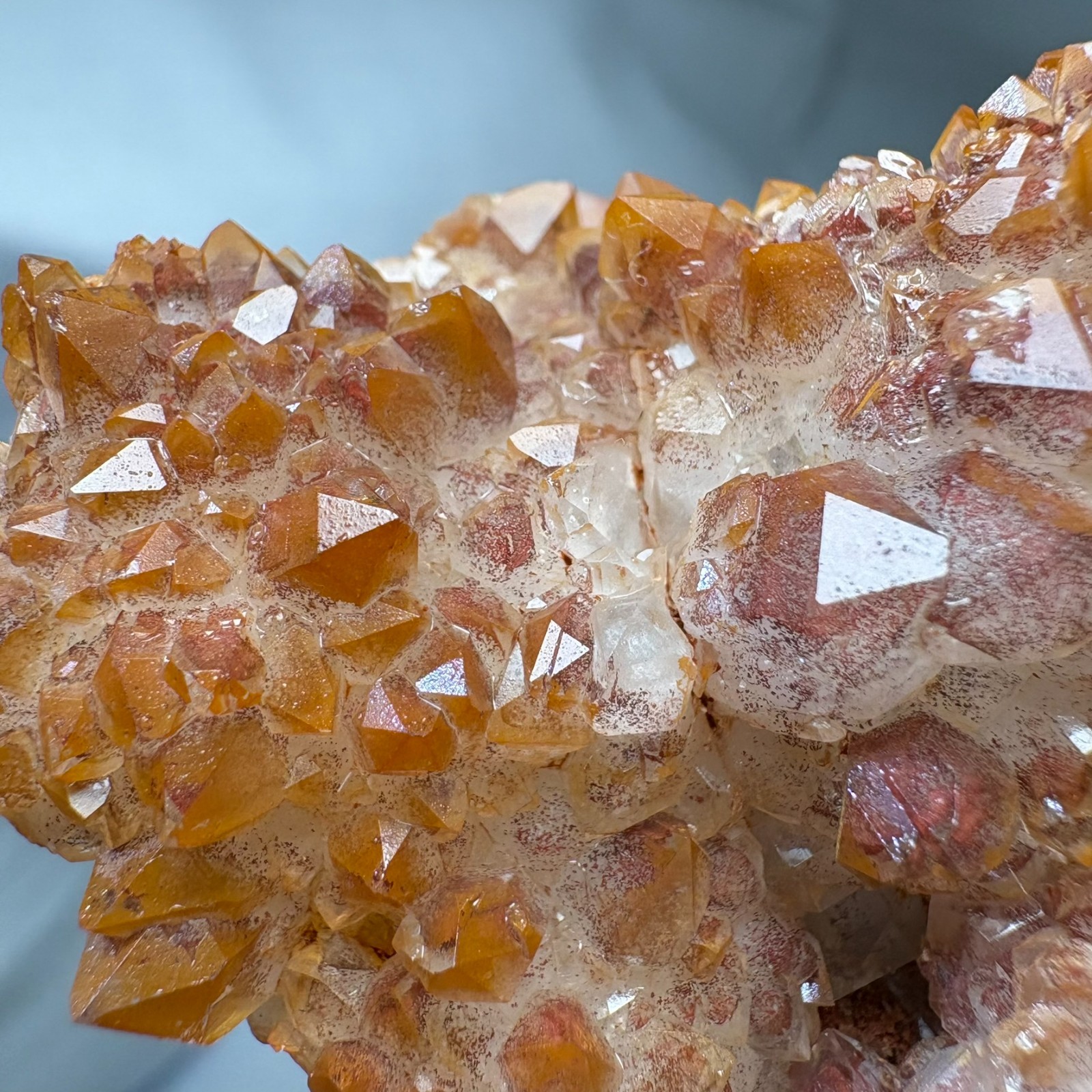 Natural Quartz w/ Pyramid Includion Cluster Crystal Raw Mineral Specimen Healing