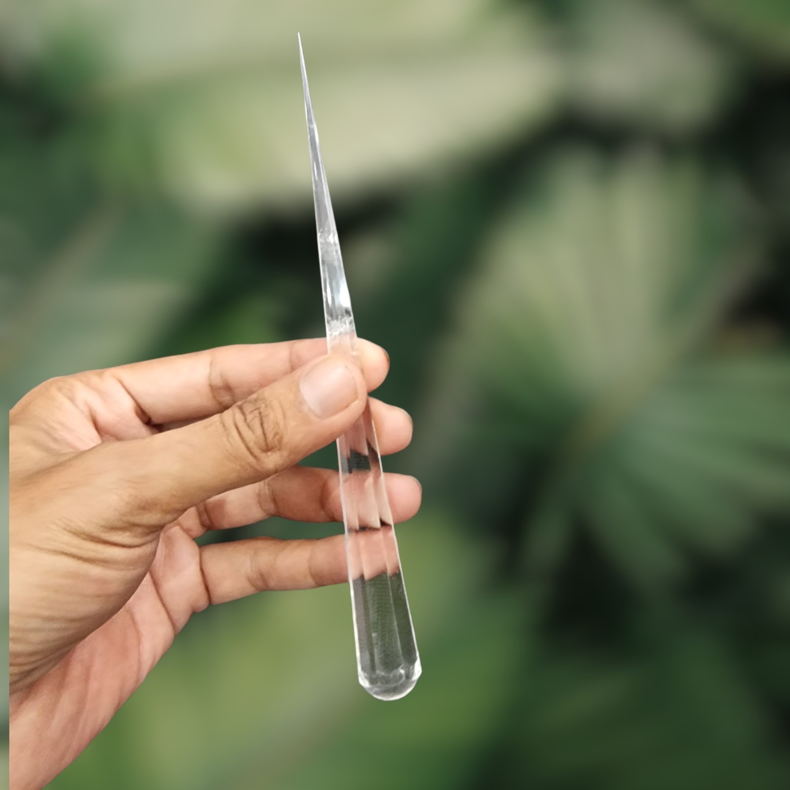 Pranic Crystal Quartz Disintegrator 8 Faceted Healing Reiki Energy