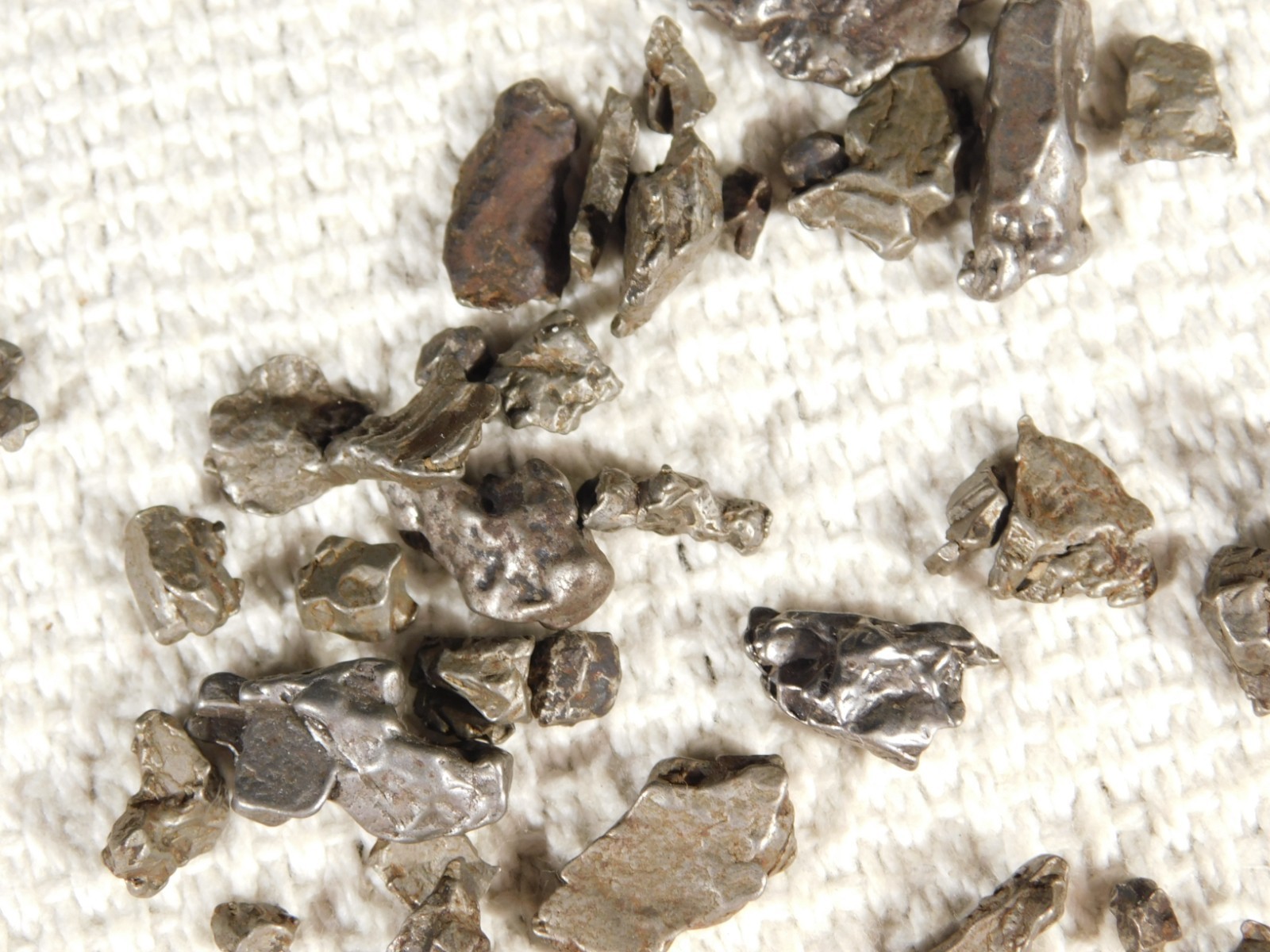 Big Lot of Little Campo Del Cielo METEORITES 100% Authentic Argentina 23.4gr