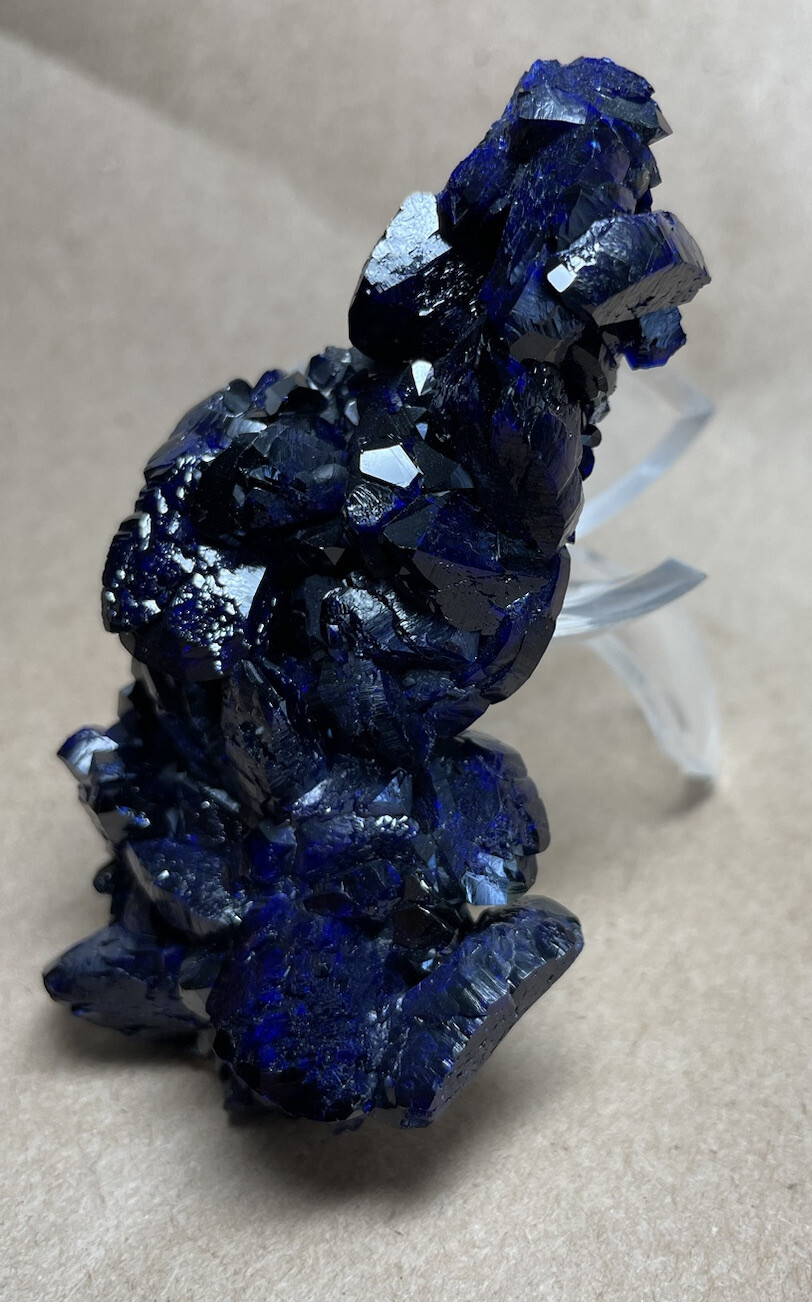 ~ 3 3/8” high x 1 3/4” x 7/8”, AZURITE, Milpillas Mine, Mexico