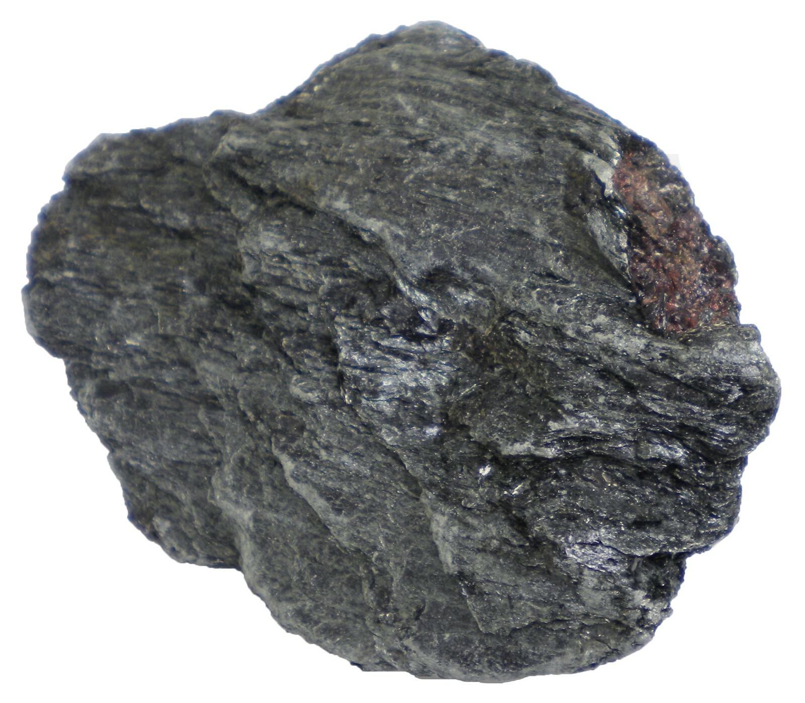 Garnet in Fuchsite Matrix 5.5″ x 4.25″ x 1.5″ -1lb, 5.6oz-Display Mineral-GAR011