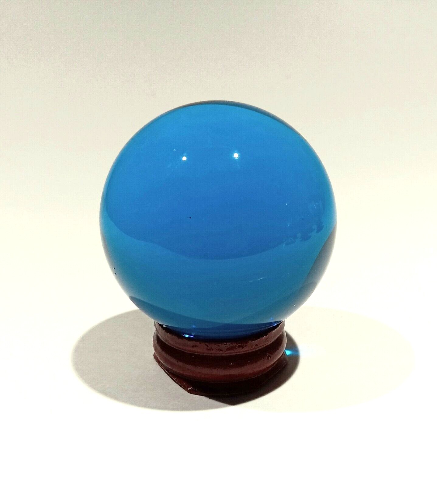 K9 Color Crystal Balls 50mm/80mm Sphere with Stand Meditation Feng Shui