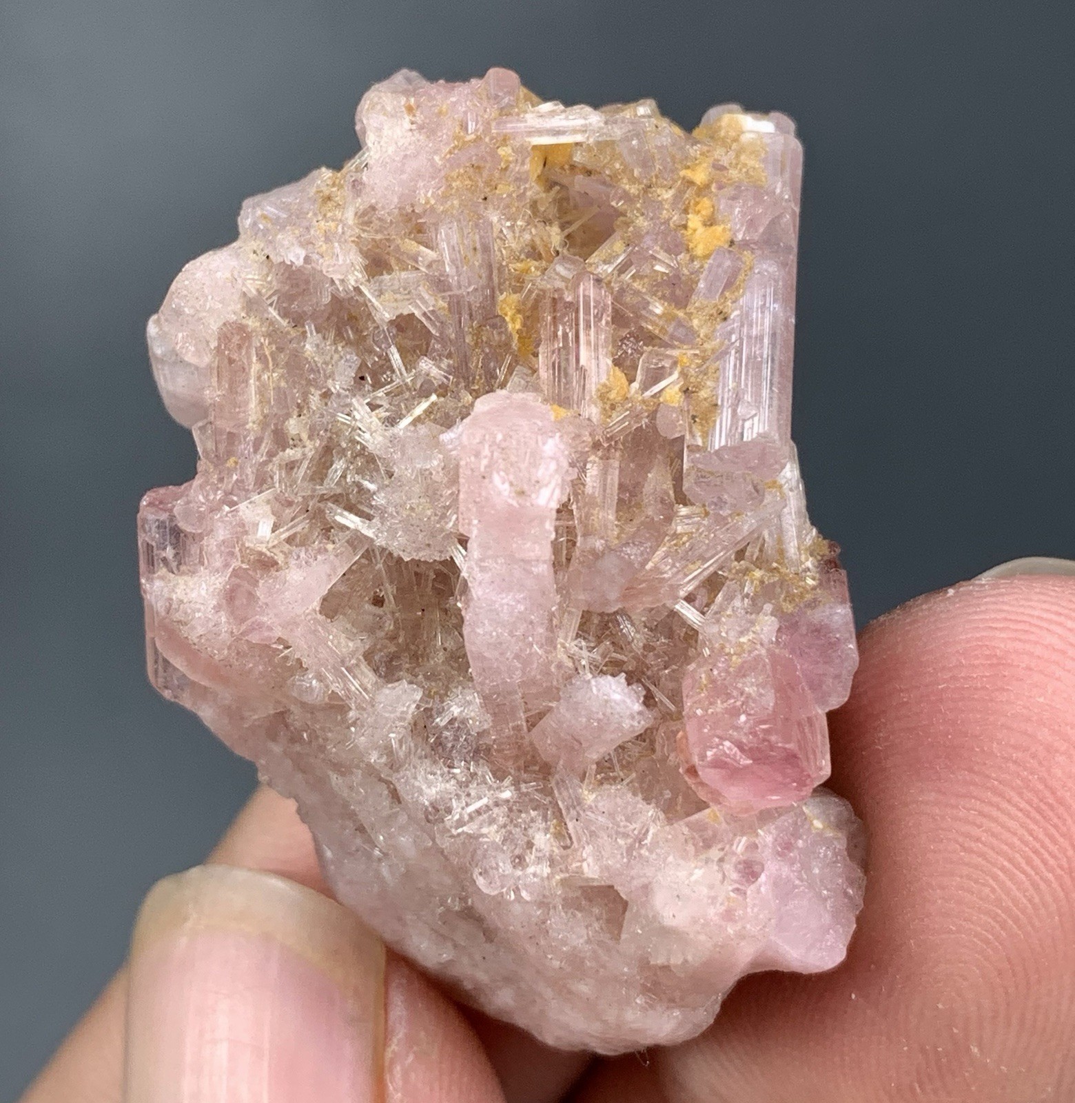 83 Cts Bunch Of Tourmaline Crystal Specimen From Afghanistan.