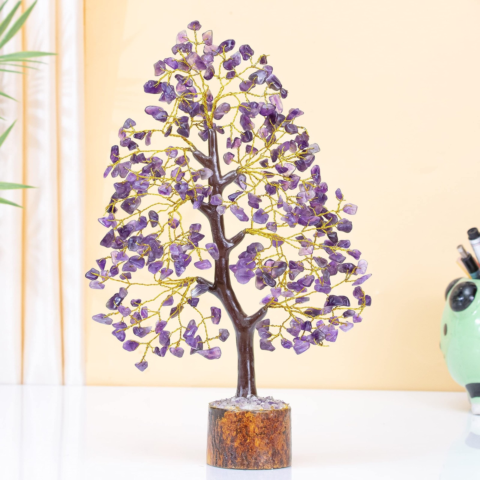 Crocon® Amethyst Tree of Life, Birthday Gifts for Women & Men, Purple House
