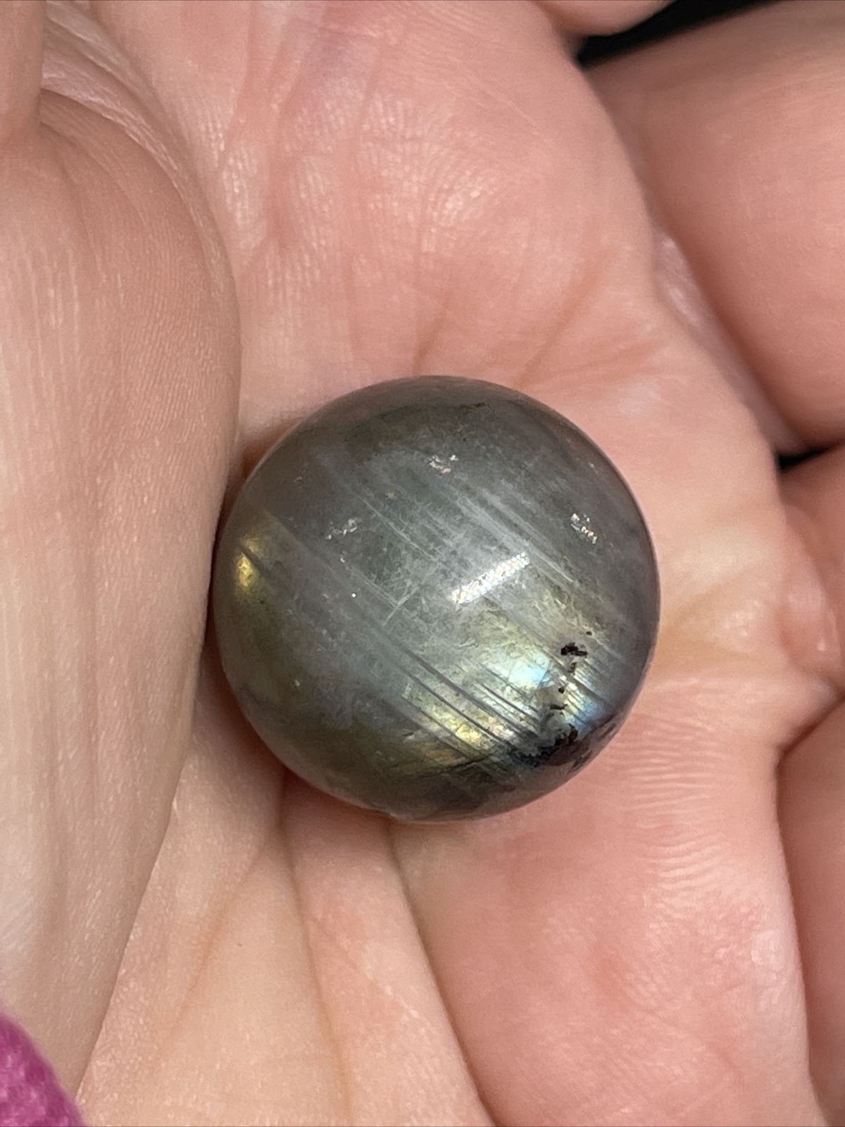 Labradorite Mini Sphere Ball Orb Marble 19.3mm