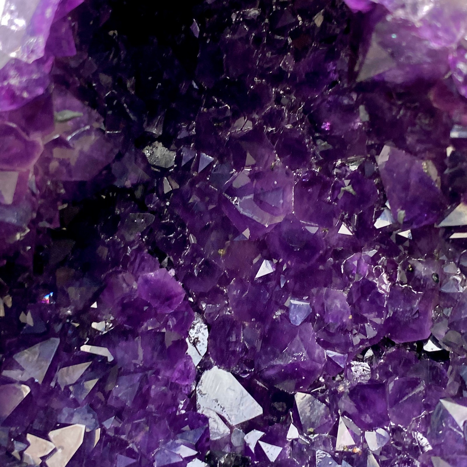 6.81LB High quality Natural Amethyst geode quartz crystal Dinosaur egg healing