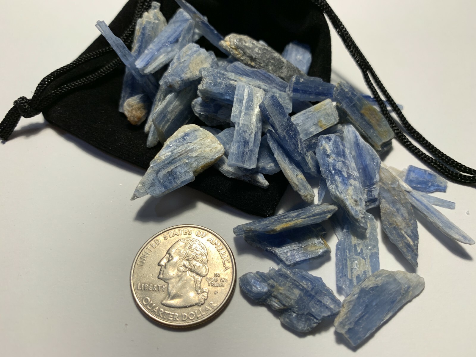 Natural Blue Kyanite Blades Pieces Crystal US Seller