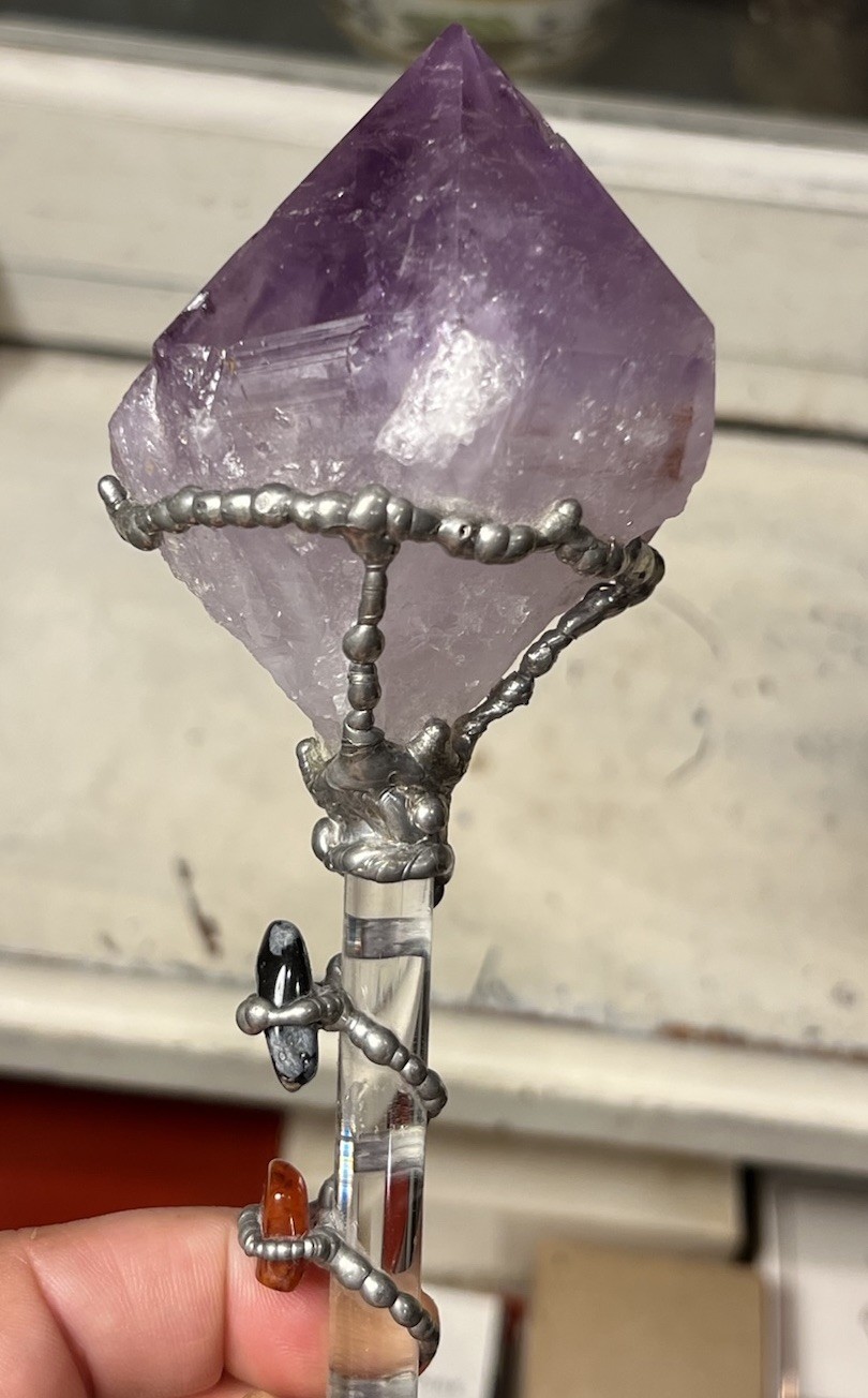 Crystal & Gemstone Chakra Energy Balancing Healing Magic Witch Wand