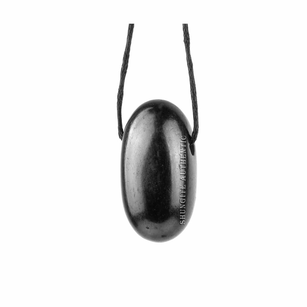 Real Shungite pendant “Nature” made of Authentic shungite Karelian stone, Tolvu