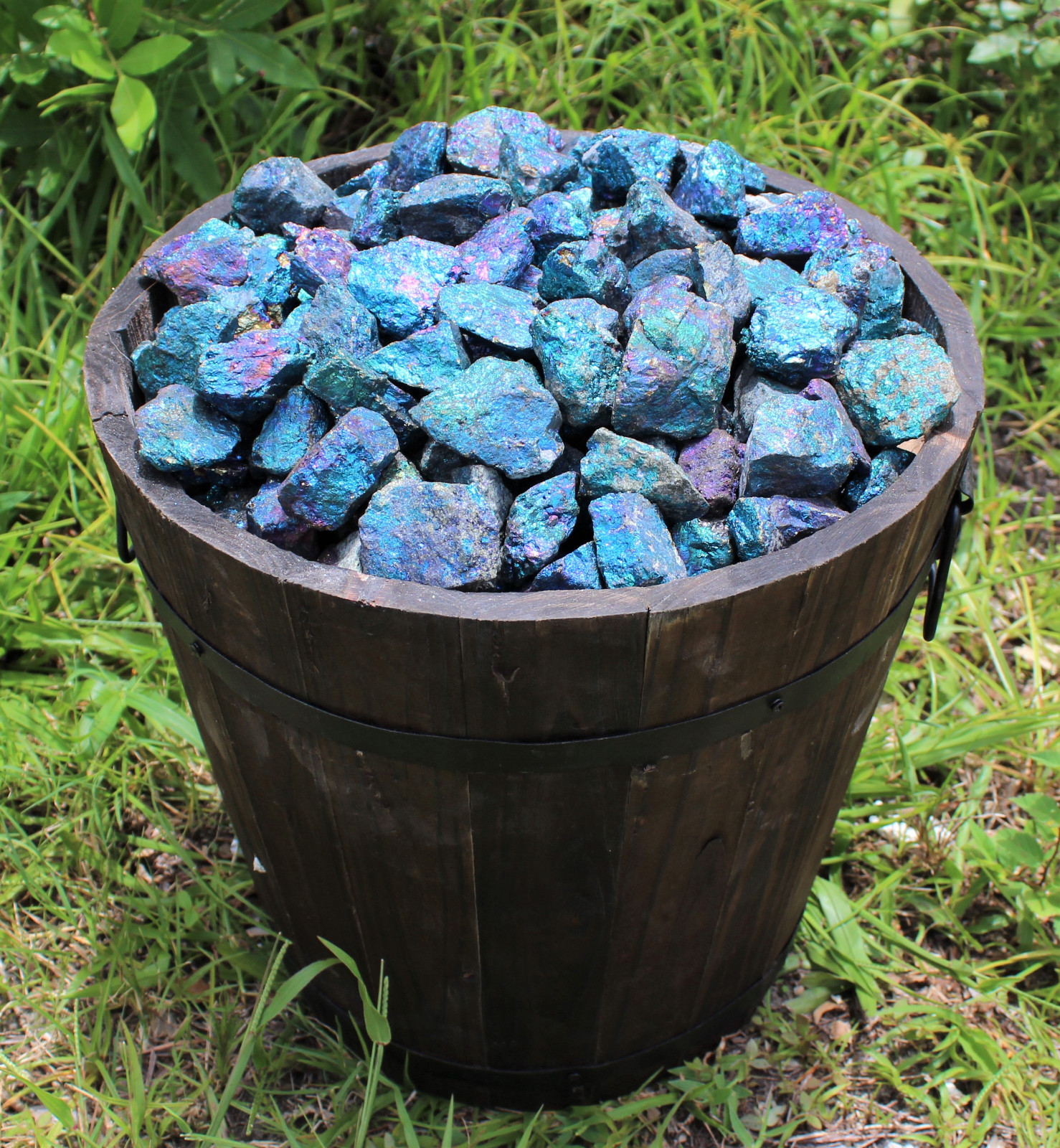 2 lb Bulk Lot Raw Rough Chalcopyrite Gemstone Stone (Peacock Ore Reiki)