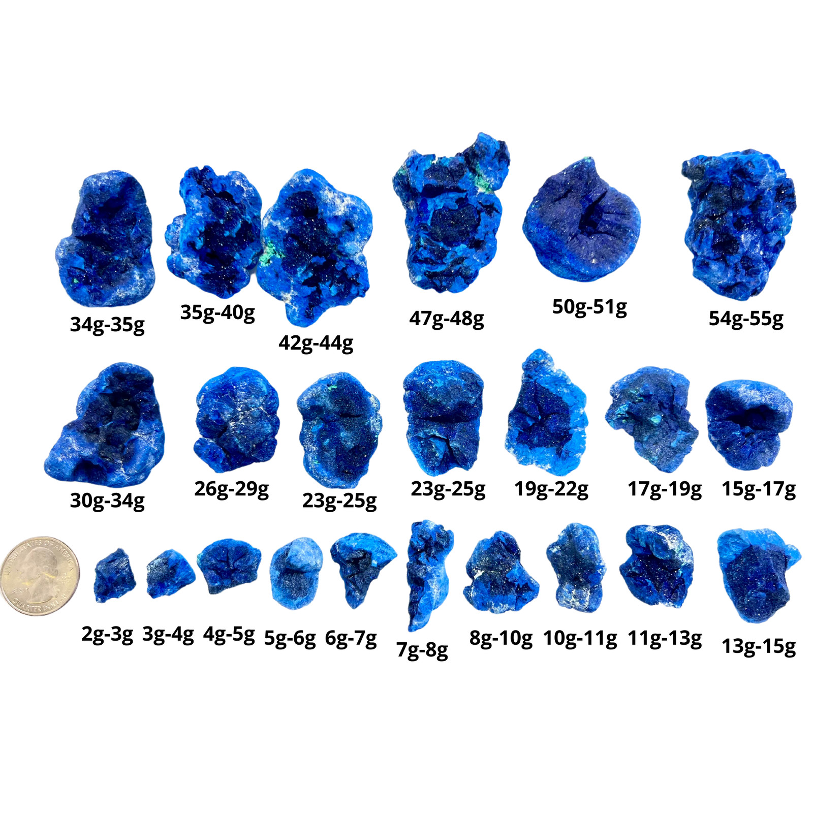 Raw Azurite & Malachite Cluster, Natural Azurite Poteryaevskoe Mine, Siberia