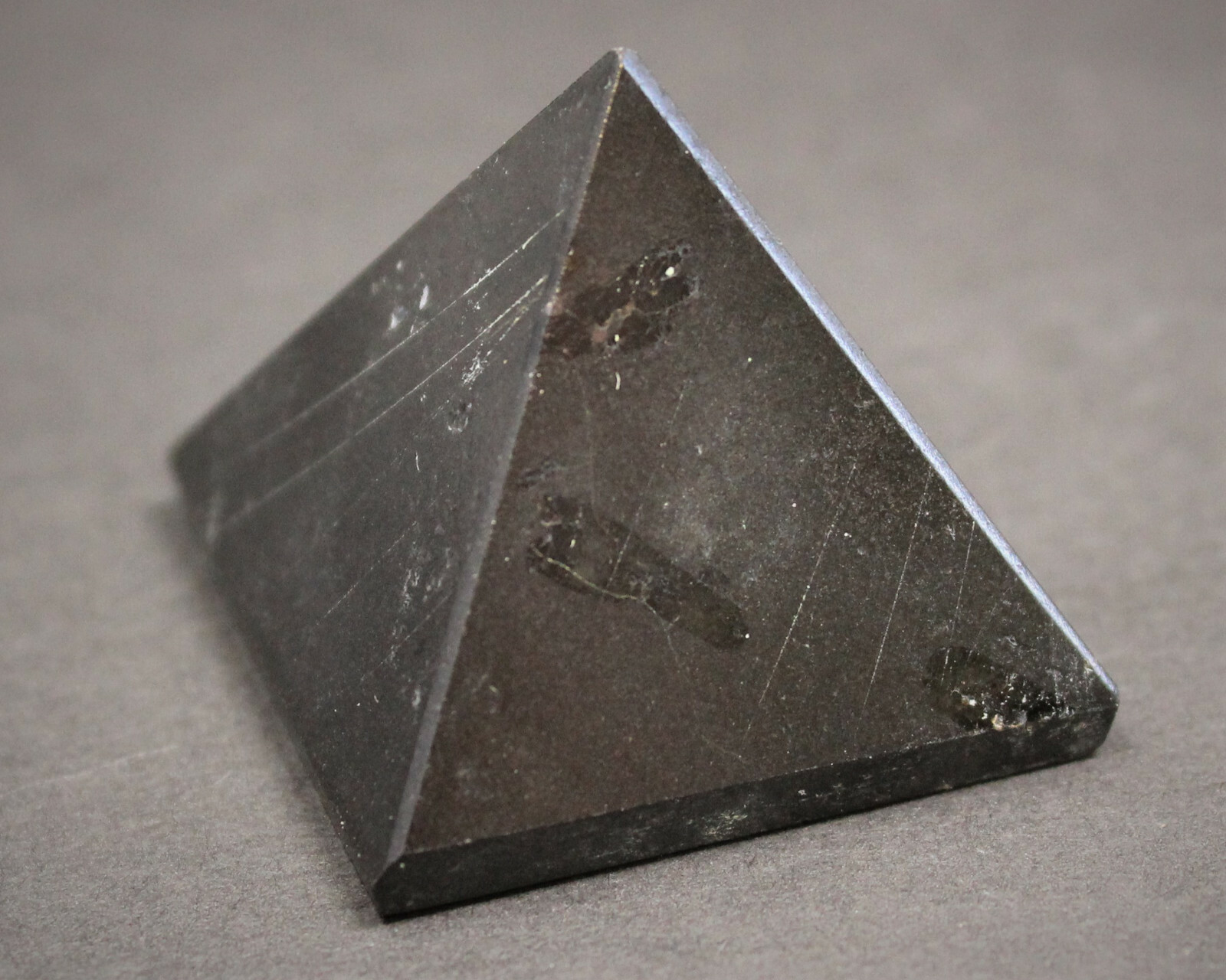 Black Tourmaline Pyramid, 1″ – 1.25″ (Polished Tourmaline Gemstone Crystal)