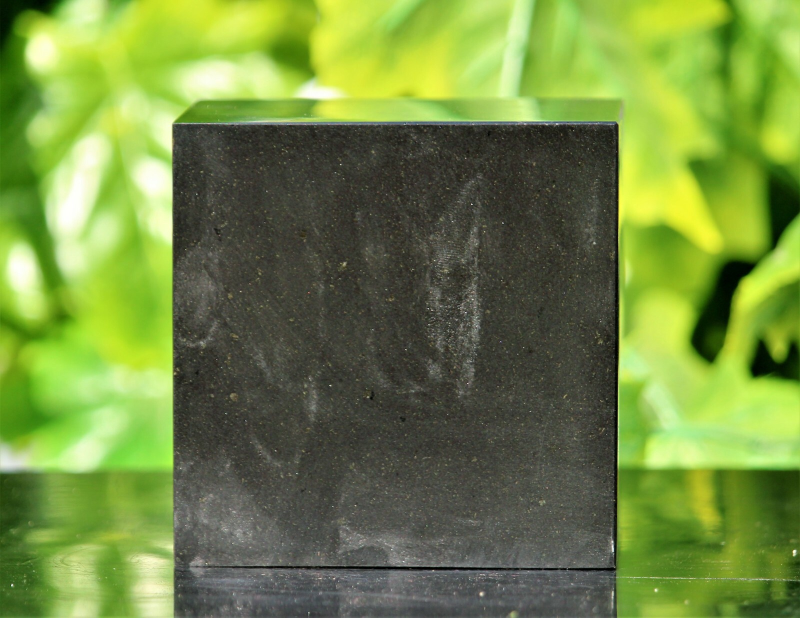 Large 105MM Black Tourmaline Quartz Crystal Chakra Healing Energy Stone Cube