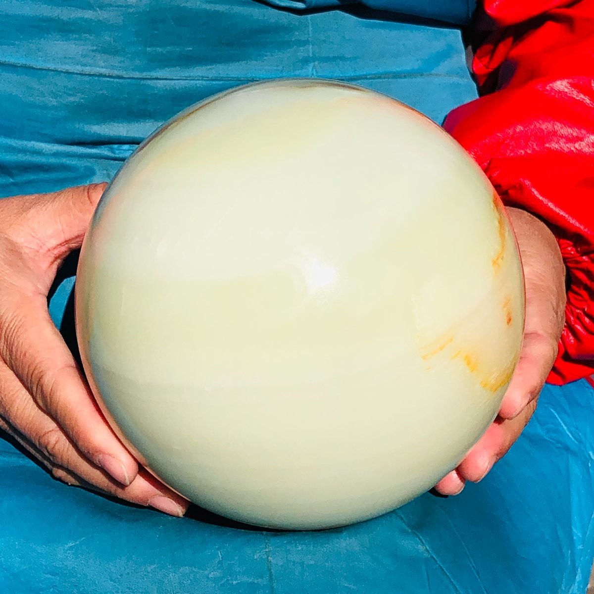 5220g Natural Afghan Jade Chakra Quartz Sphere healing ball Specimen