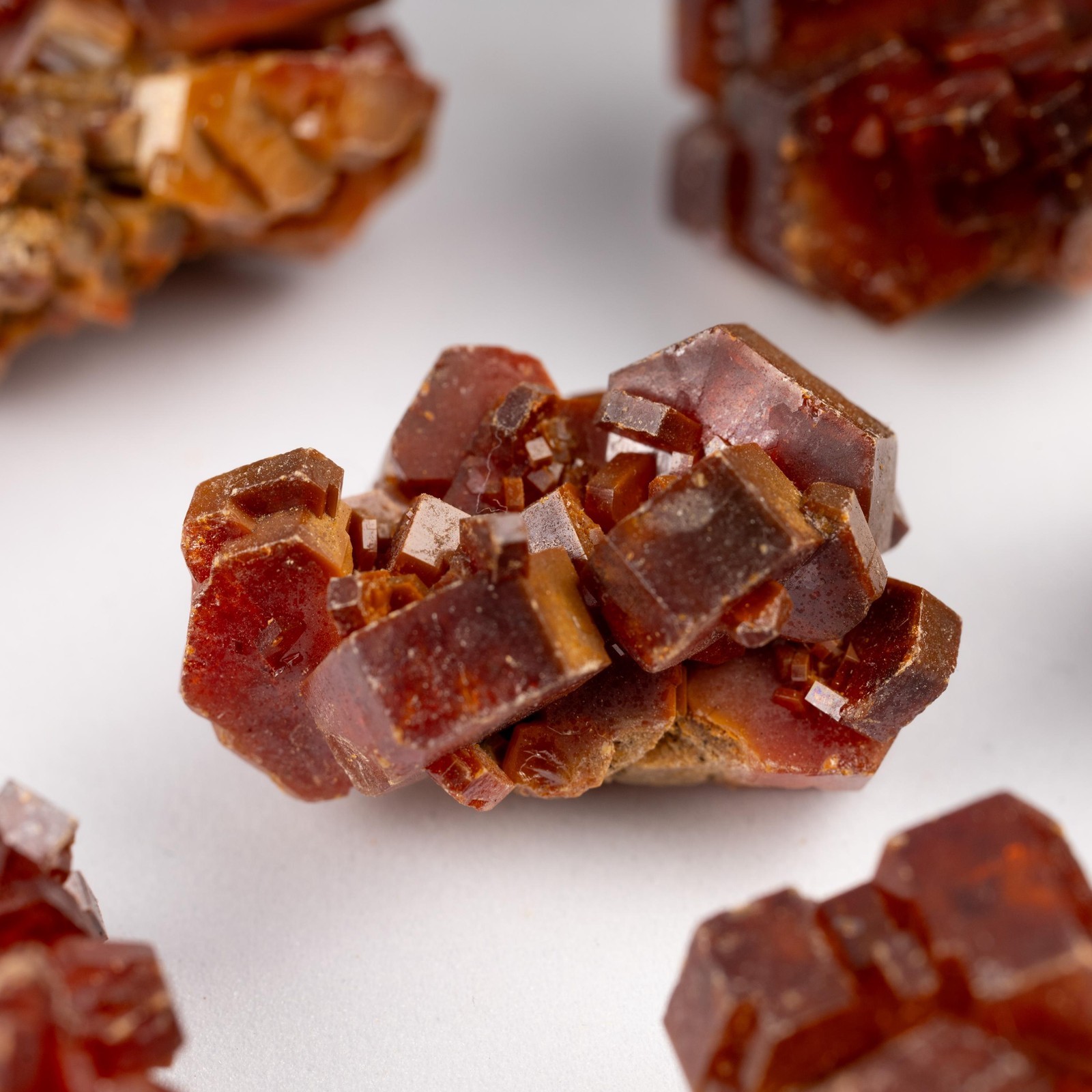Vanadinite Cluster 1-25g, Grade AAA Moroccan Red Specimens Healing Crystal Gift