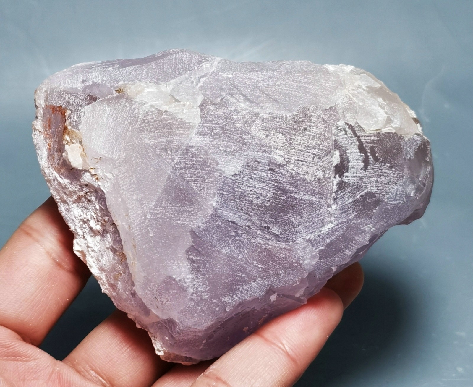 Rare Purple Fluorite Mineral Specimen China