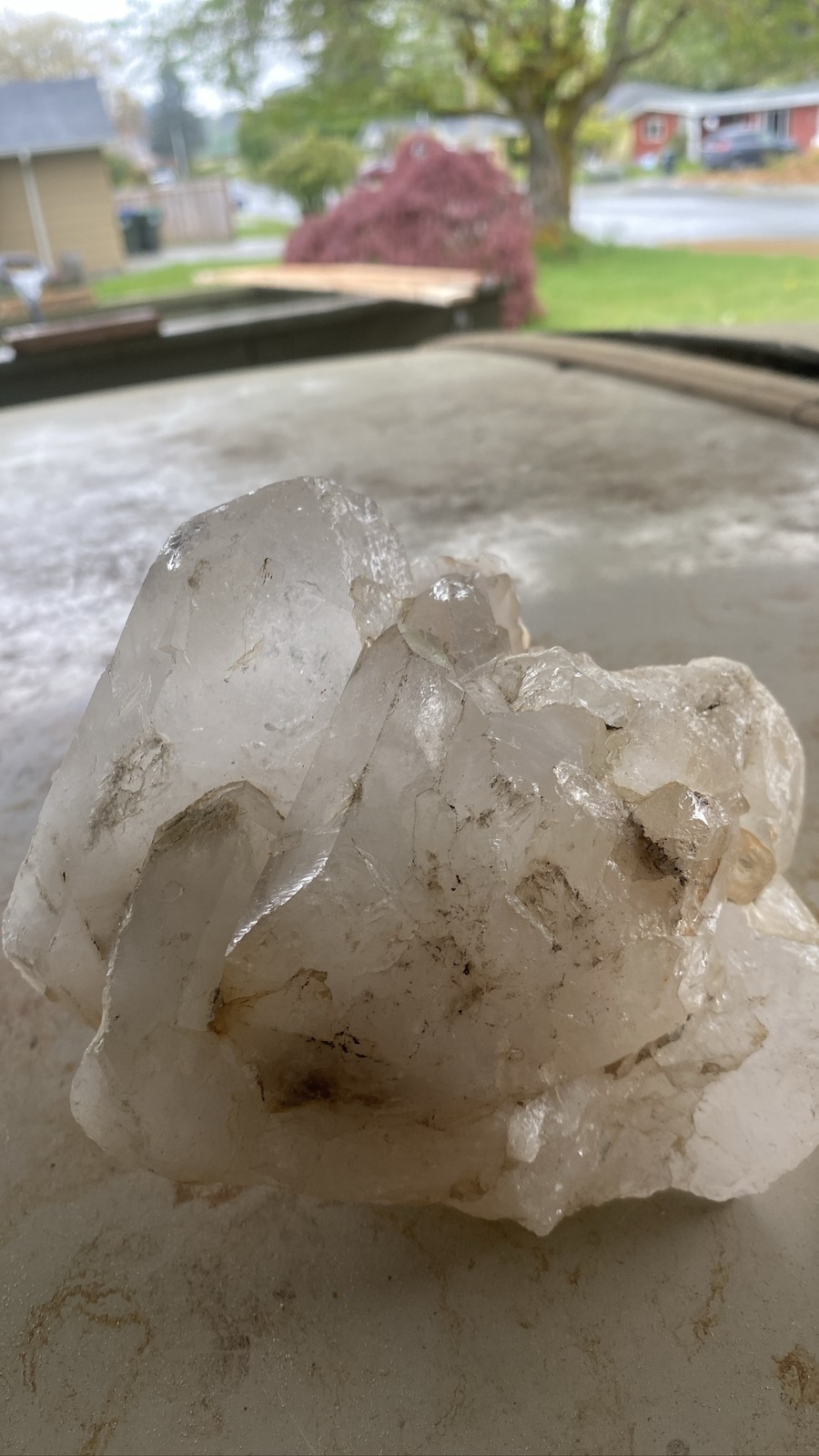 Clear Quartz Crystal Cluster Rough Healing Specimen Mineral