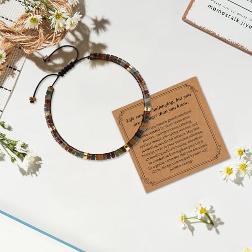 Inspirational Gifts Bracelets for Women Beaded Life can be challenging-Style A