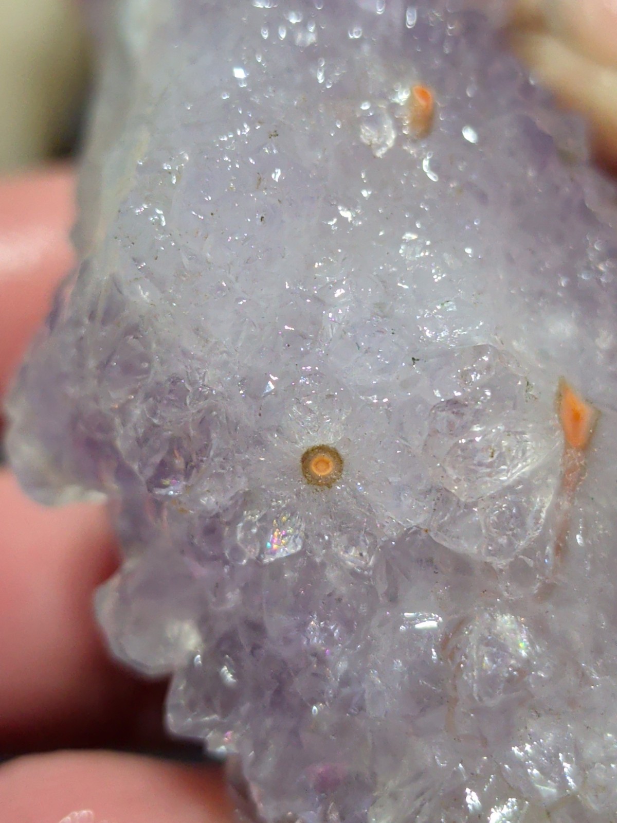 Amethyst Lavender w/ Flower Like Formations Crystal Specimen (3.7oz)