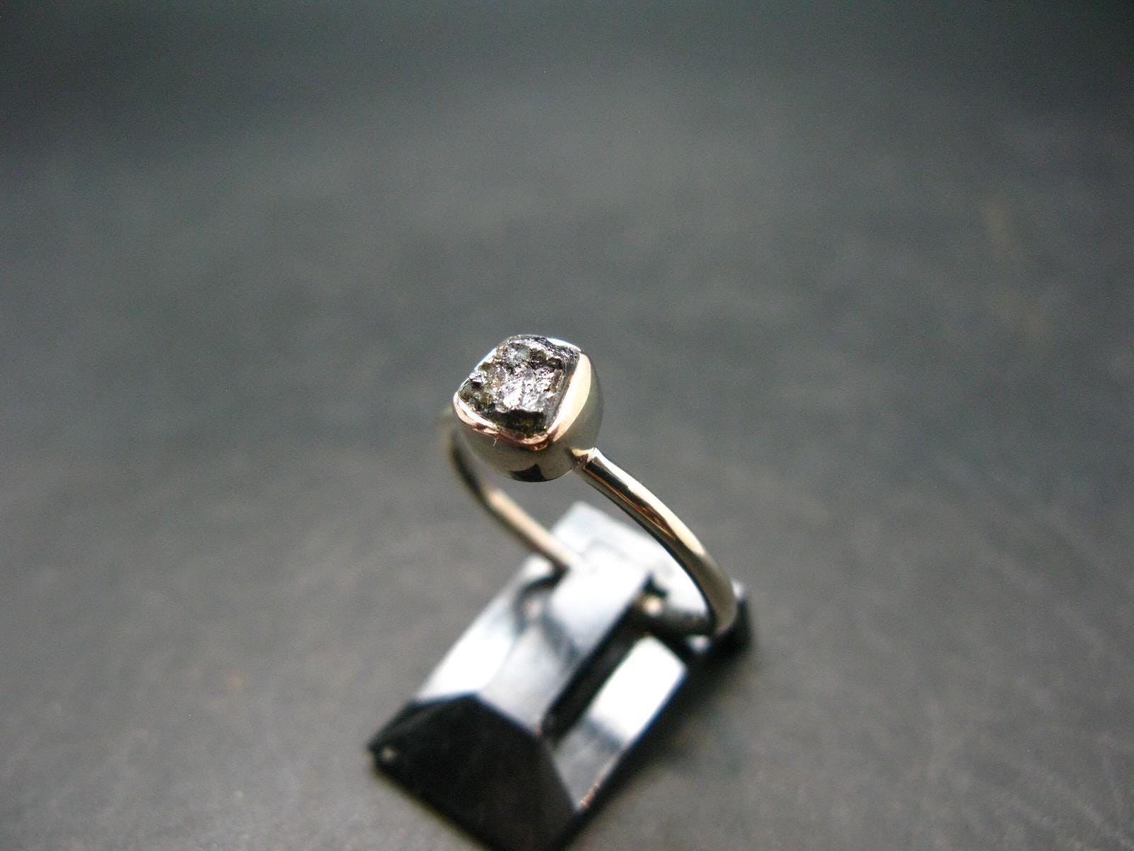 Terminated Brookite Crystal Silver Ring From Arkansas – Size 7 – 1.98 Grams