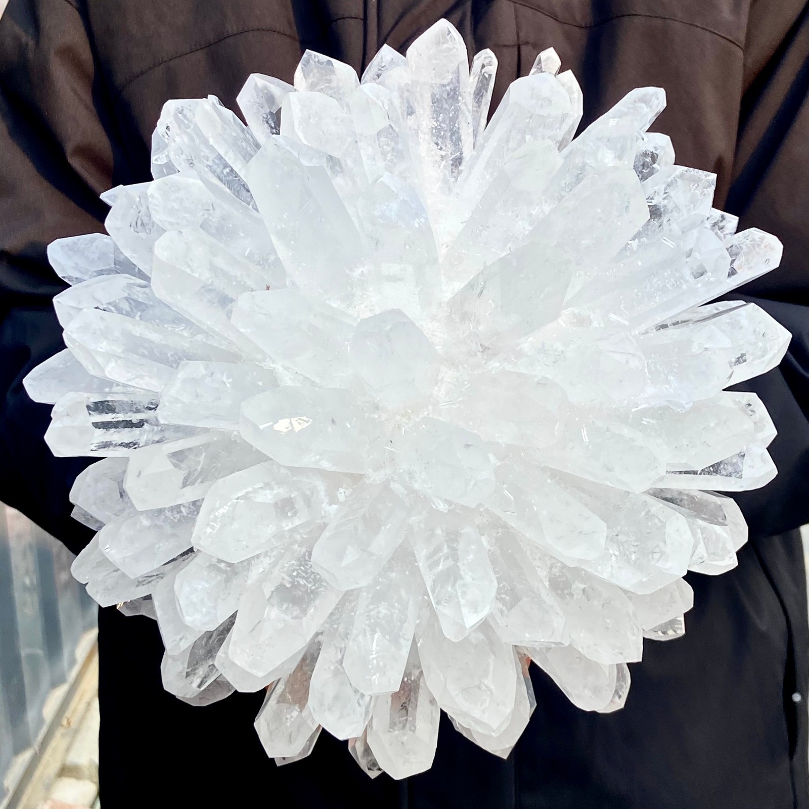 14.44LB Natural White Clear Quartz Crystal Cluster Rock Stone Specimens Reik
