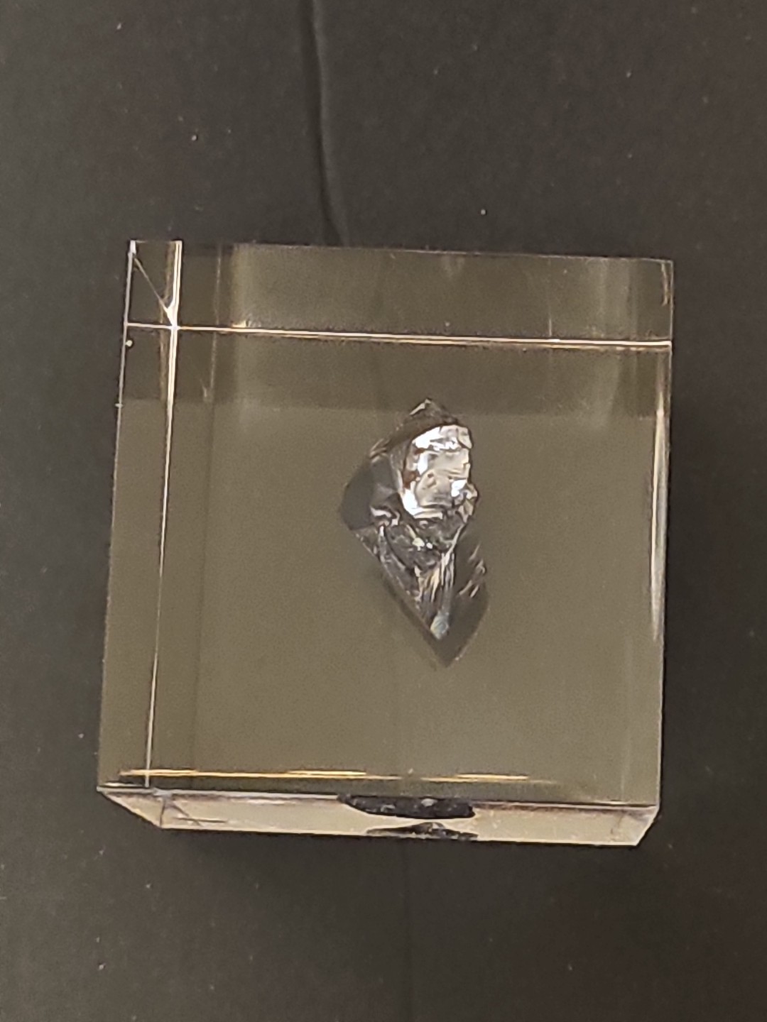 Silicon 50mm Lucite Acrylic Cube for Element Collection USA SHIPPING