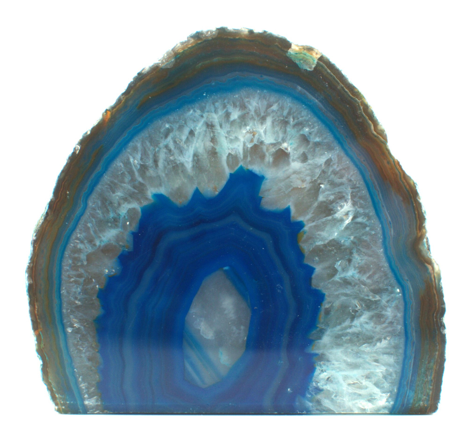Dyed Polished Agate w/Cut Base 3″/285 Grams