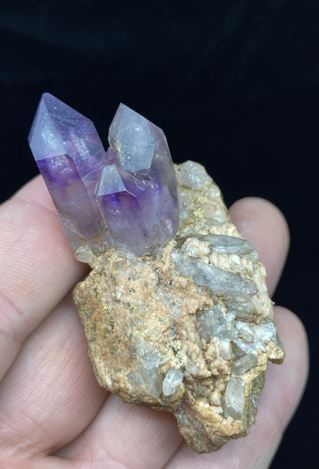 Old Stock Brandberg Amethyst Cluster – Namibia – Free Shipping
