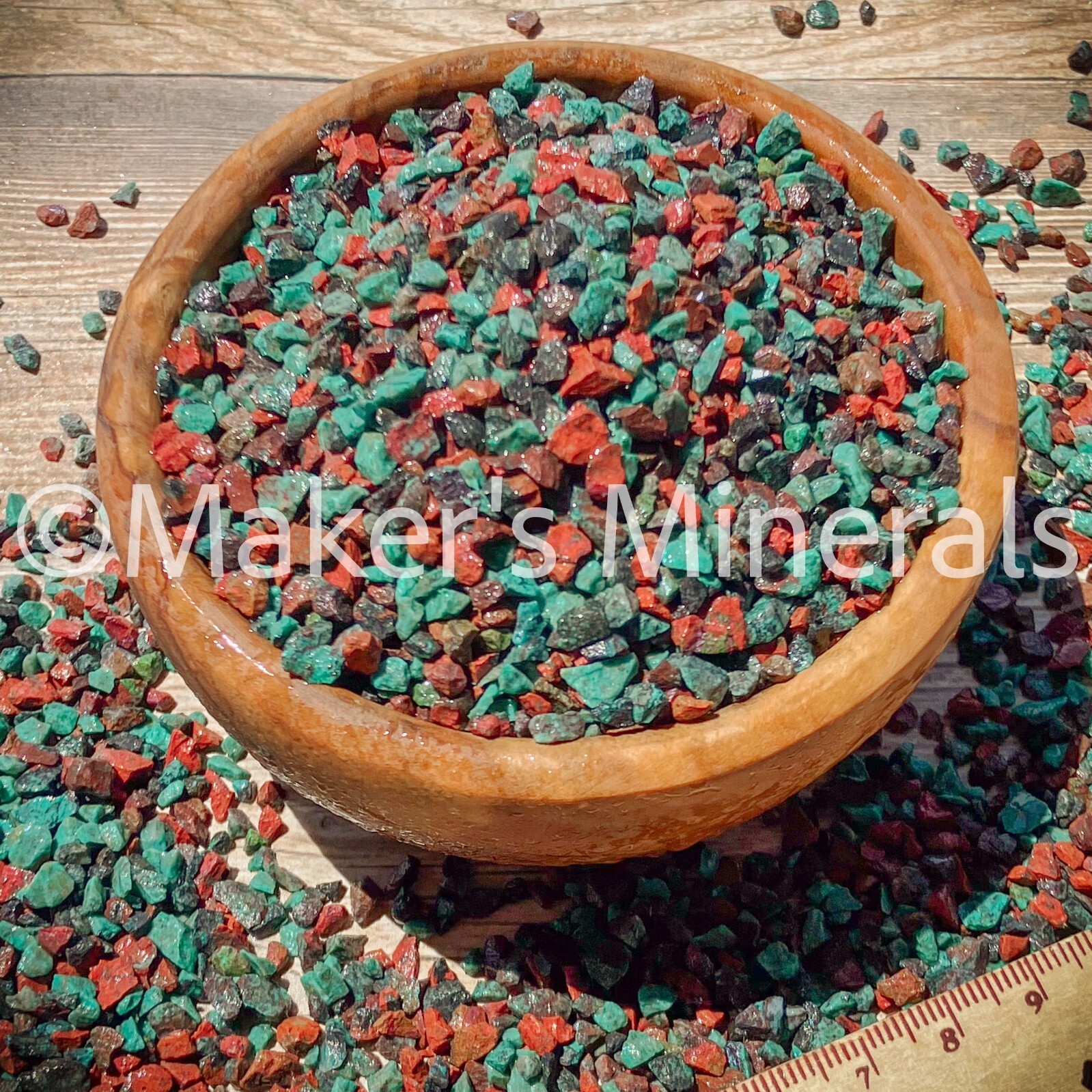 Crushed RARE Sonora Sunrise/Sunset Chips, 2mm-4mm for Inlay, Embellishments, Art