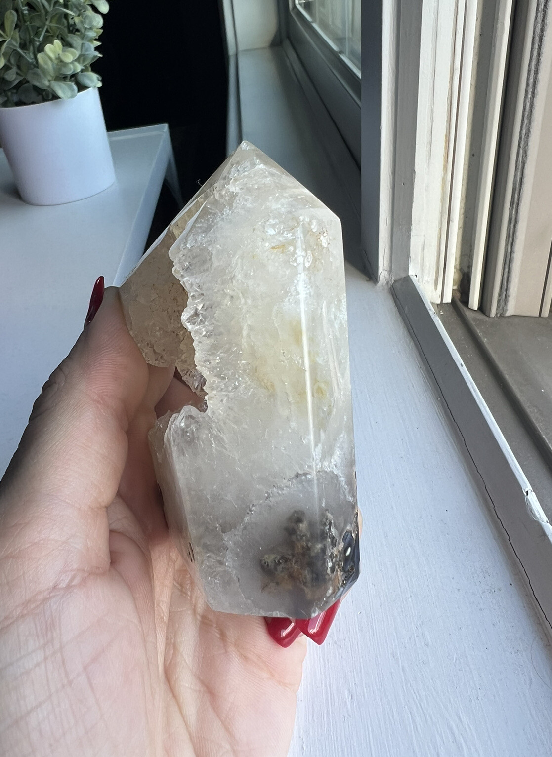 Druzy Crystal Tower 3.5×2.25 inches