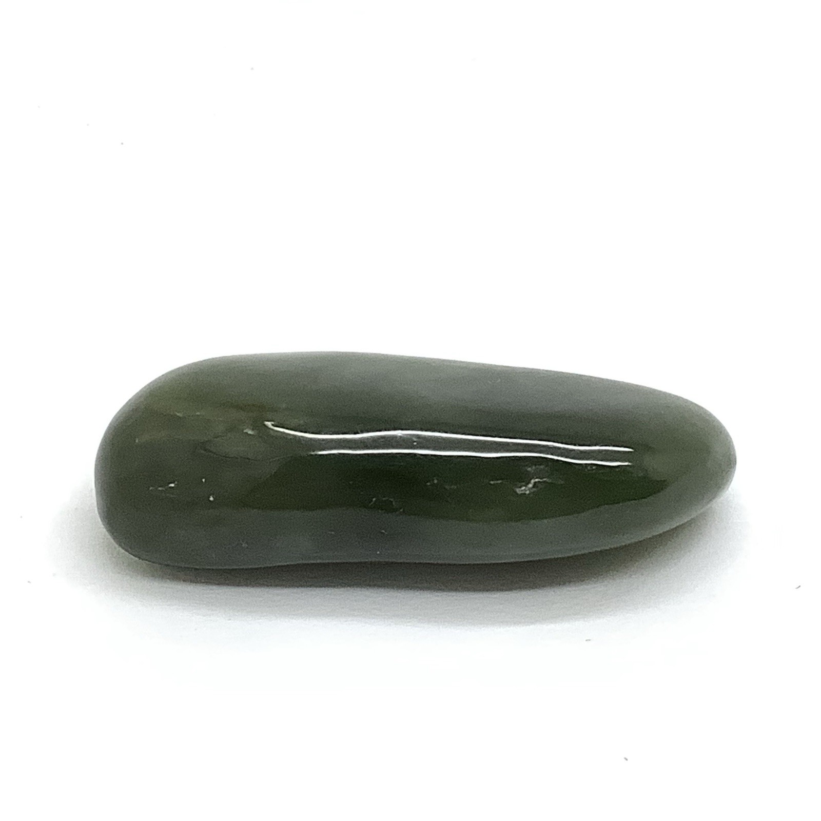 Siberian Jade Pebble Green Nephrite Jade Stone Specimen Siberia 8g