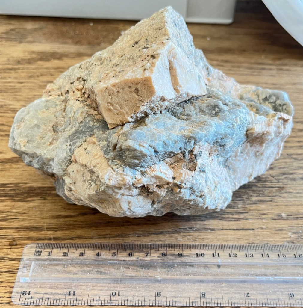 Natural Pegmatite Quartz Feldspar Specimen Raw Rock Morongo Valley CA 5.13 lbs