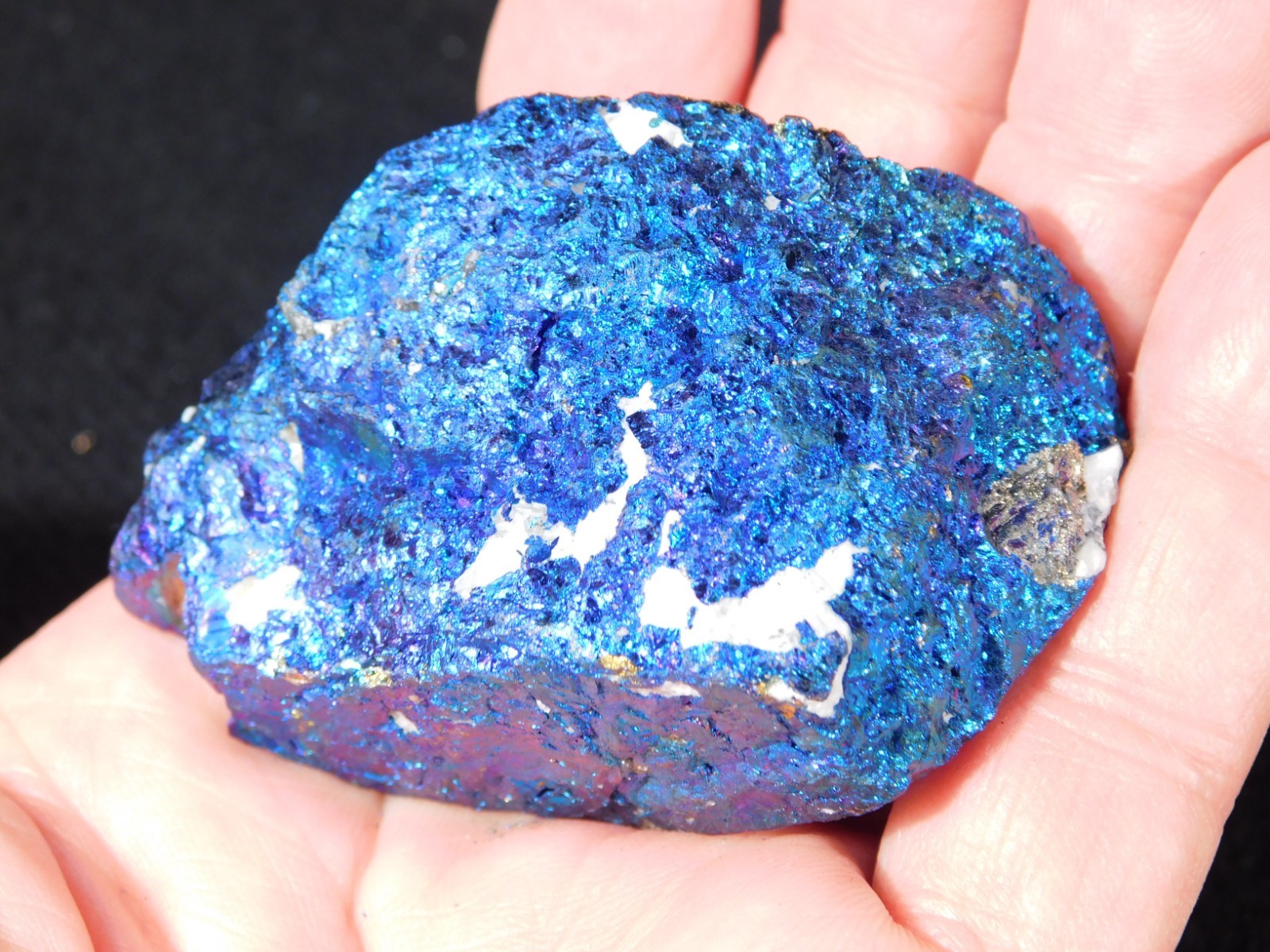 Bright IRIDESCENT Peacock Copper Chalcopyrite or Peacock Ore Mexico 173gr