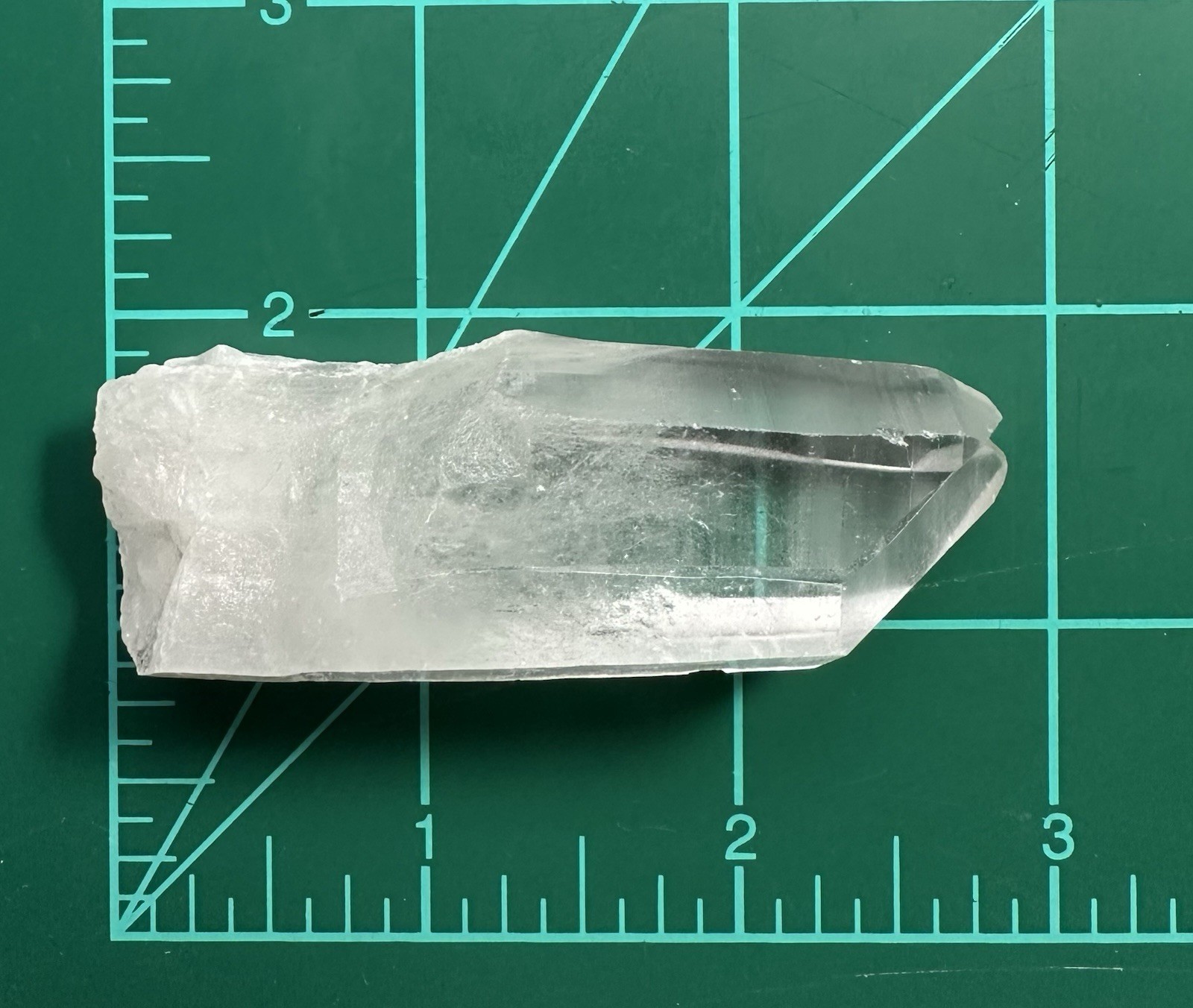 Arkansas Clear Quartz Lemurian Seed Crystal Parallel Twin Point Formation 1.7 oz