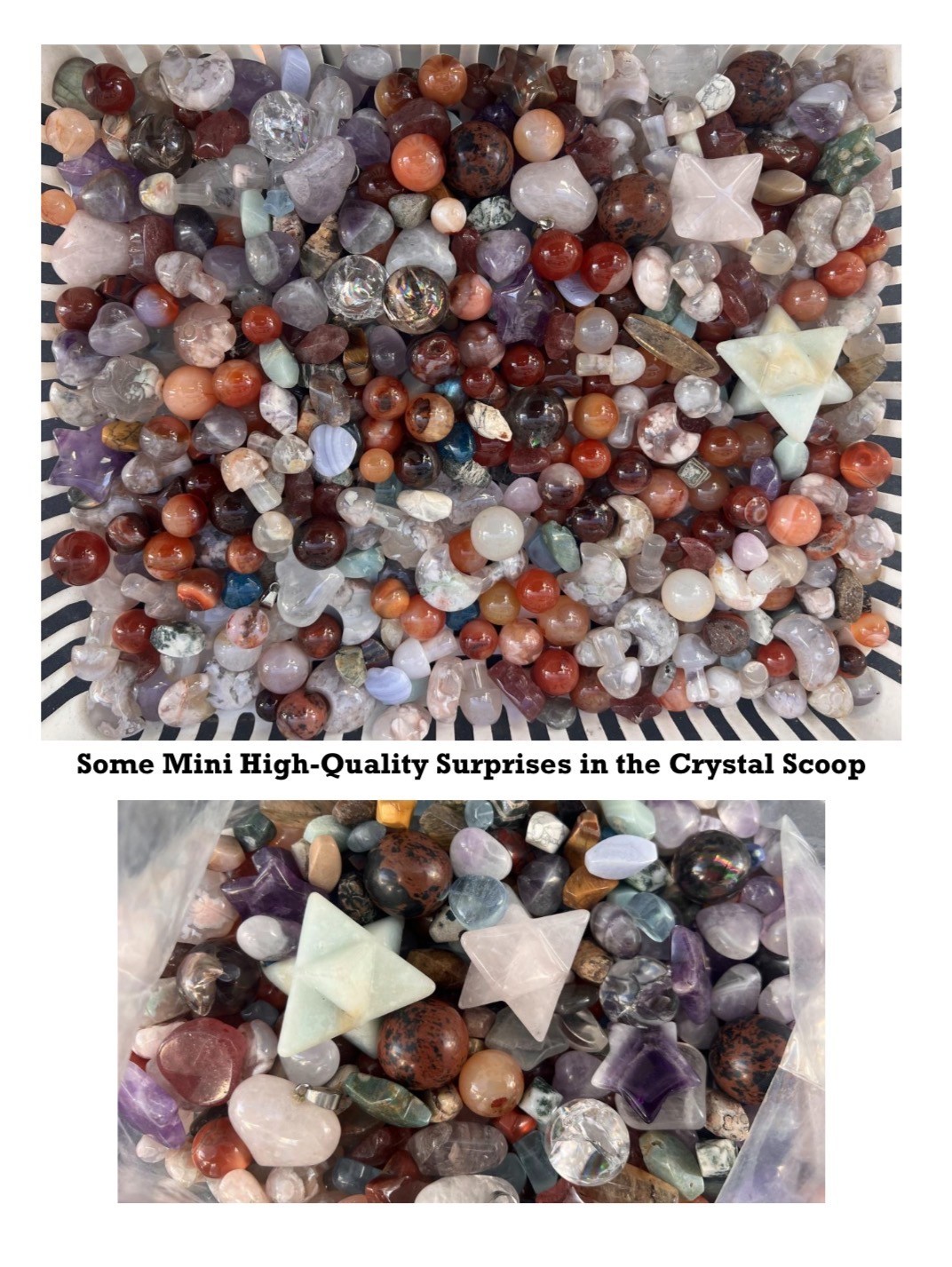 Crystal Lucky Confetti Scoop – 2.5 lb scoop also comes with 1–2 mystery items