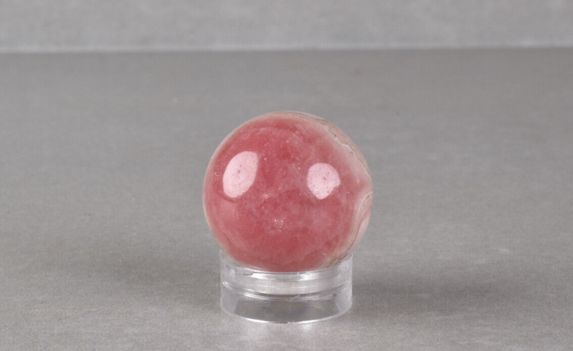 Small Rhodochrosite Sphere AA from Argentina 2.0 cm # 20241