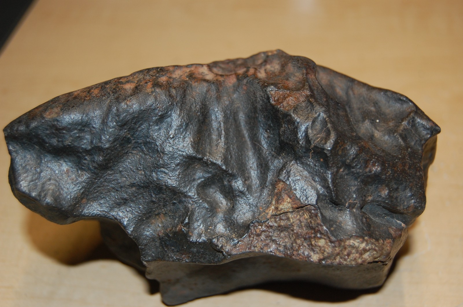 Magnificent, 2108-gram, oriented, unclassified, chondrite meteorite, NWA Morocco