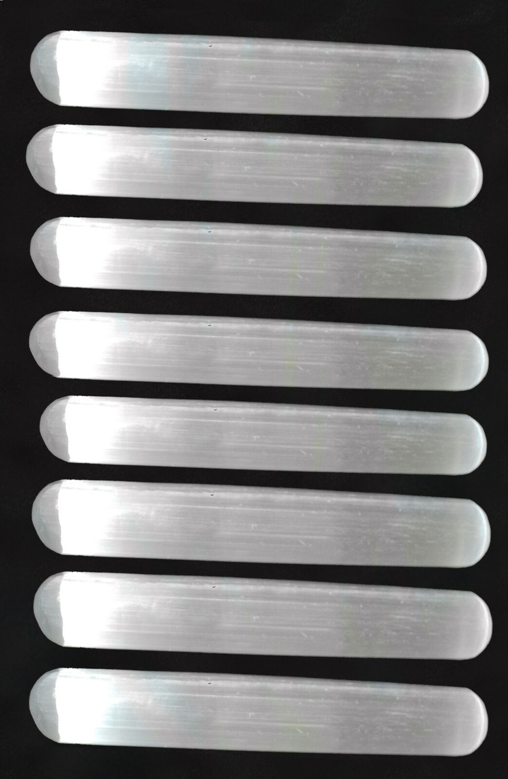 Natural Selenite Crystal Massage Wand ” Smooth Polished Heal LOT of 5 BULK Whole