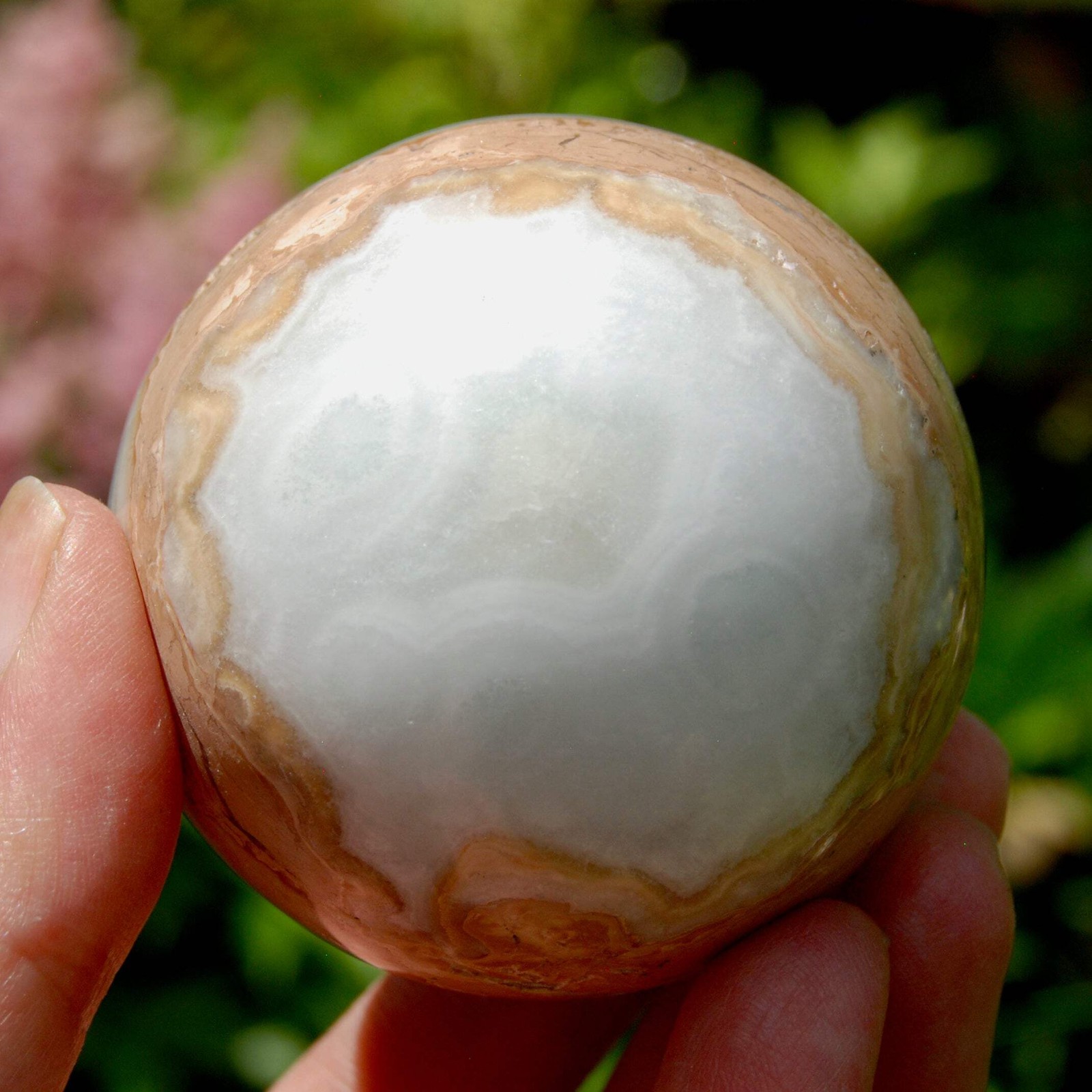AAA Caribbean Blue Calcite Crystal Sphere | 60mm 300g Stone of Serenity