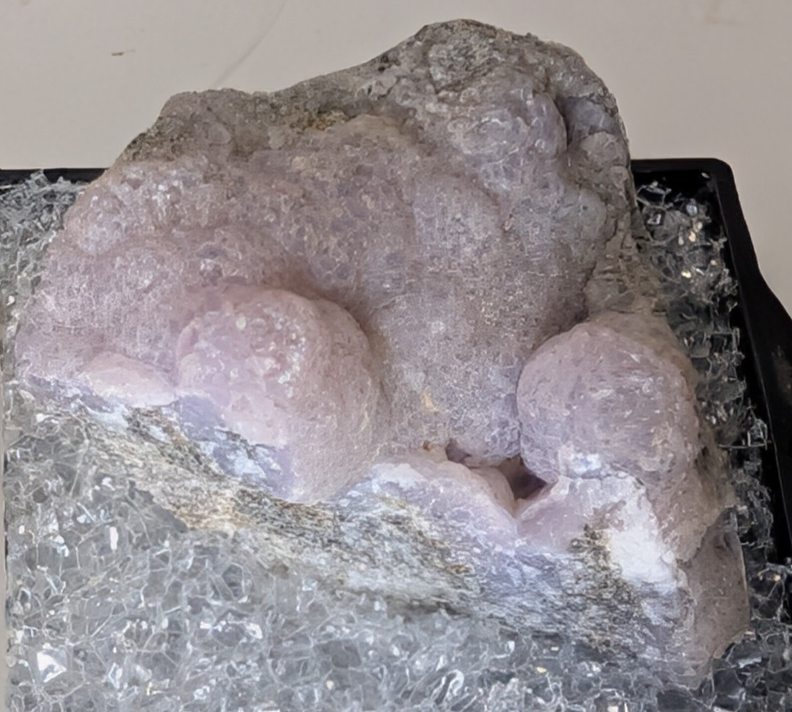 BEAUTIFUL Smithsonite Specimen Kelly Mine New Mexico Lavender with Display Box