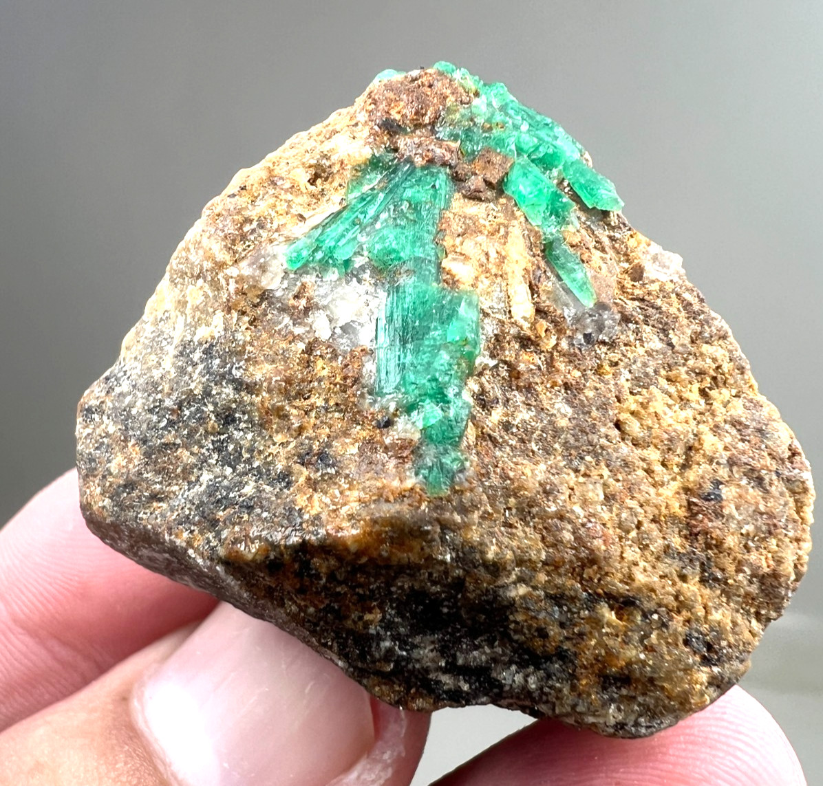 150 CT Beautiful Emerald Specimen on Matrix @Panjsher Afghanistan.